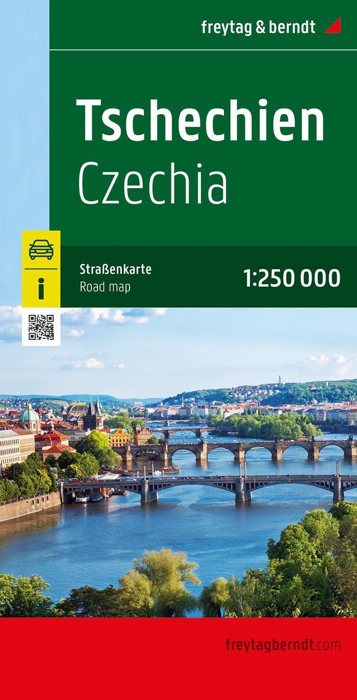 Cover: 9783707921151 | Tschechien, Straßenkarte 1:250.000, freytag & berndt | (Land-)Karte