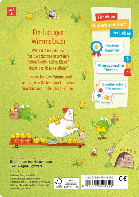 Bild: 9783473418329 | Viel Wimmelei ums Osterei | Ein lustiges Wimmelbuch | Regina Schwarz