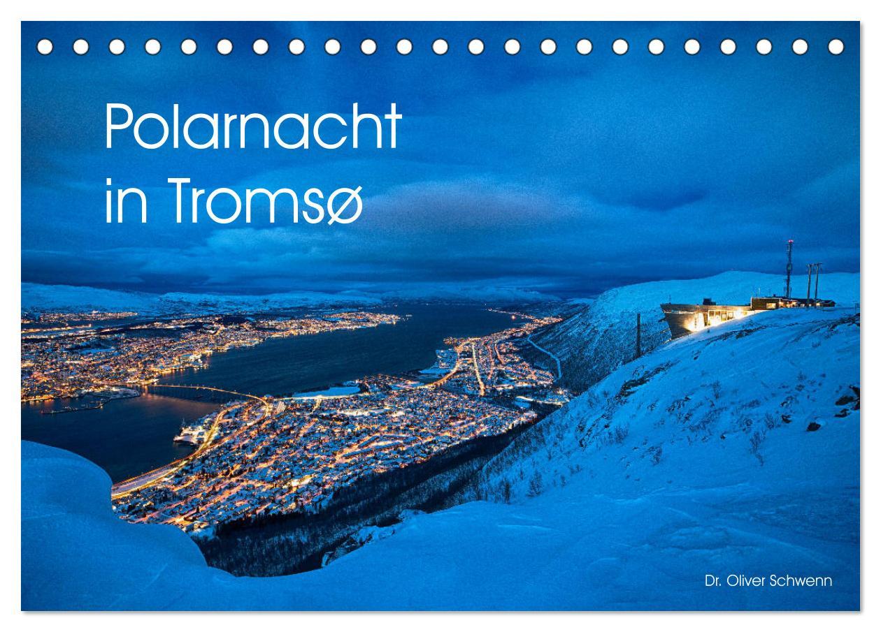 Cover: 9783435113347 | Polarnacht in Tromsø (Tischkalender 2025 DIN A5 quer), CALVENDO...