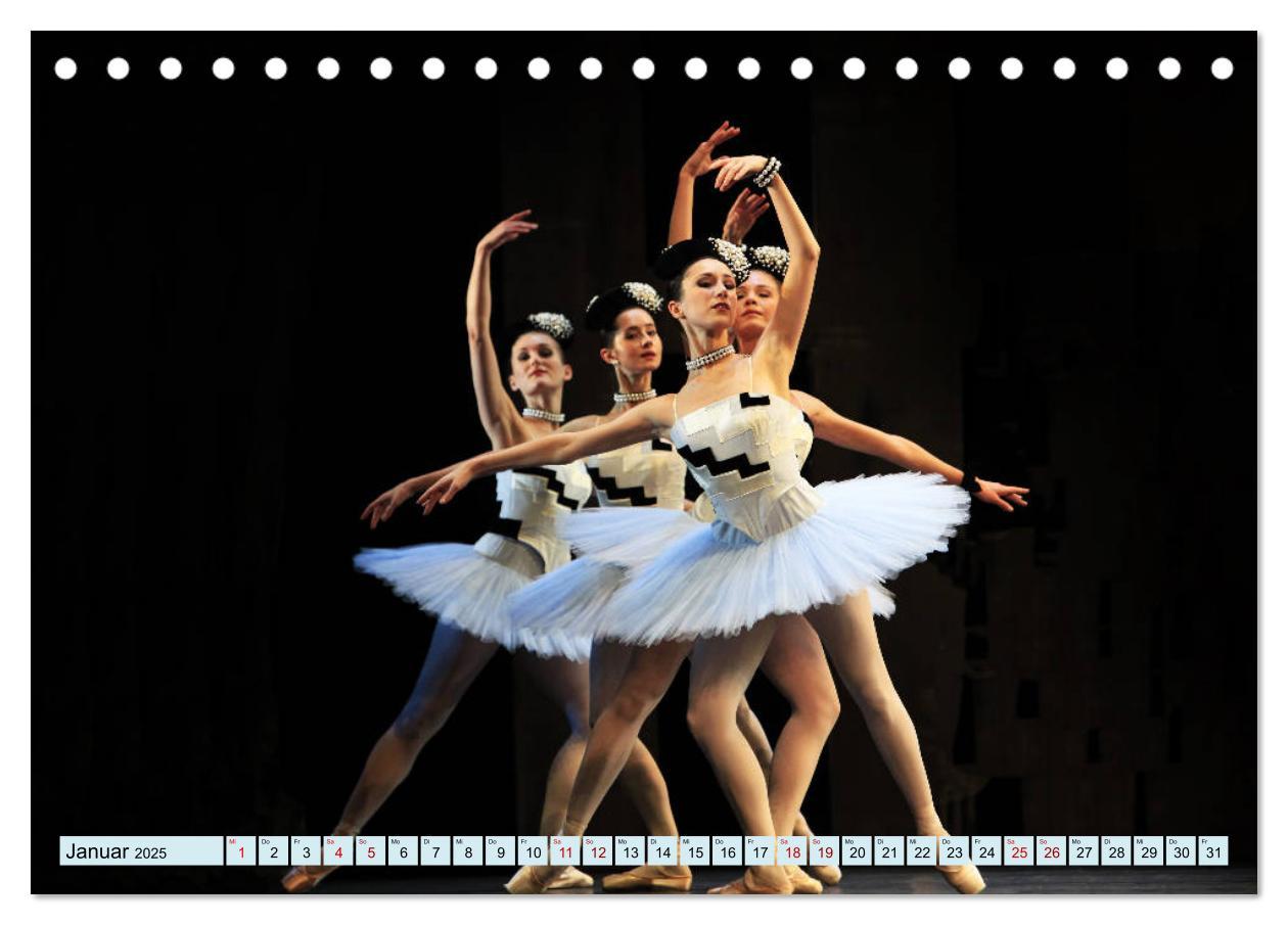 Bild: 9783435100774 | Ballett Bühne (Tischkalender 2025 DIN A5 quer), CALVENDO...