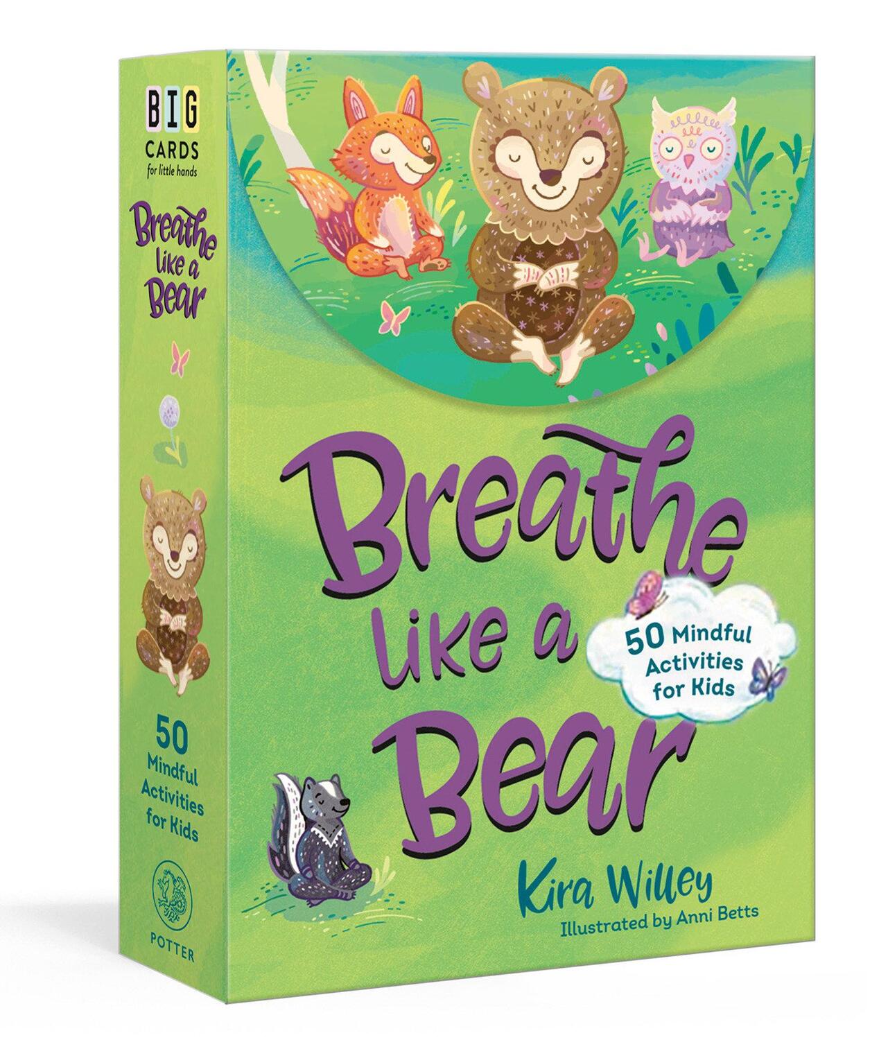 Cover: 9780593581933 | Breathe Like a Bear Mindfulness Cards | 50 Mindful Activities for Kids