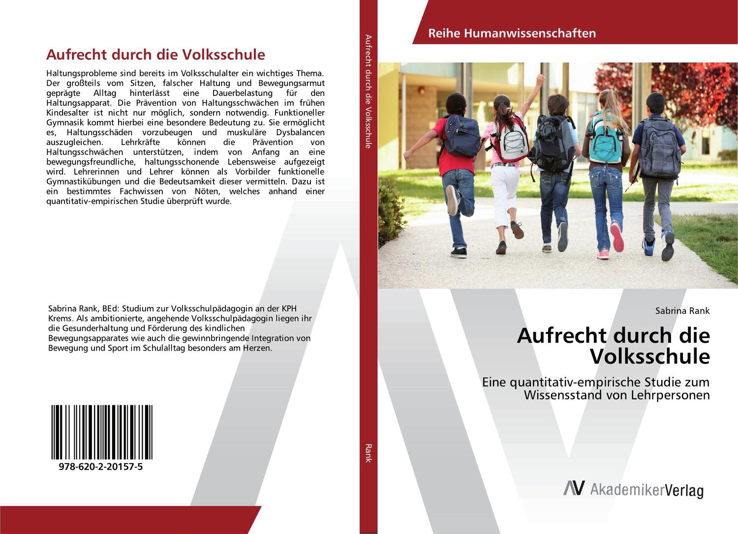 Cover: 9786202201575 | Aufrecht durch die Volksschule | Sabrina Rank | Taschenbuch | 128 S.
