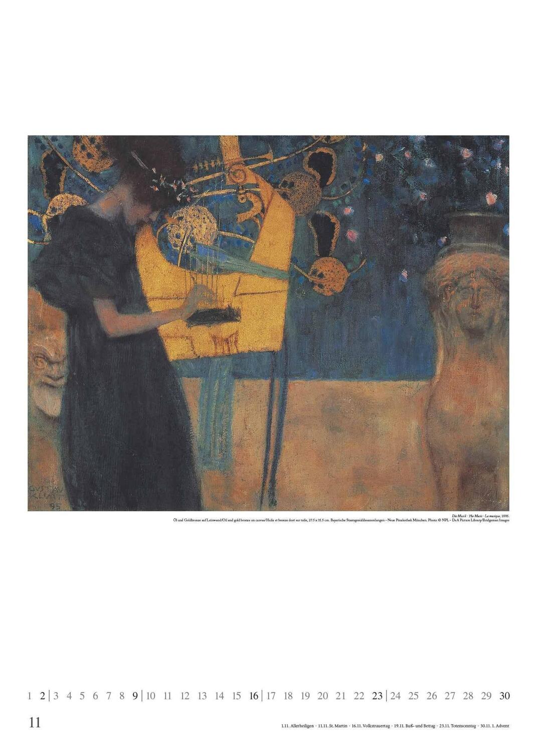 Bild: 4250809653327 | Gustav Klimt 2025 - Kunst-Kalender - Poster-Kalender - 50x70 | 28 S.