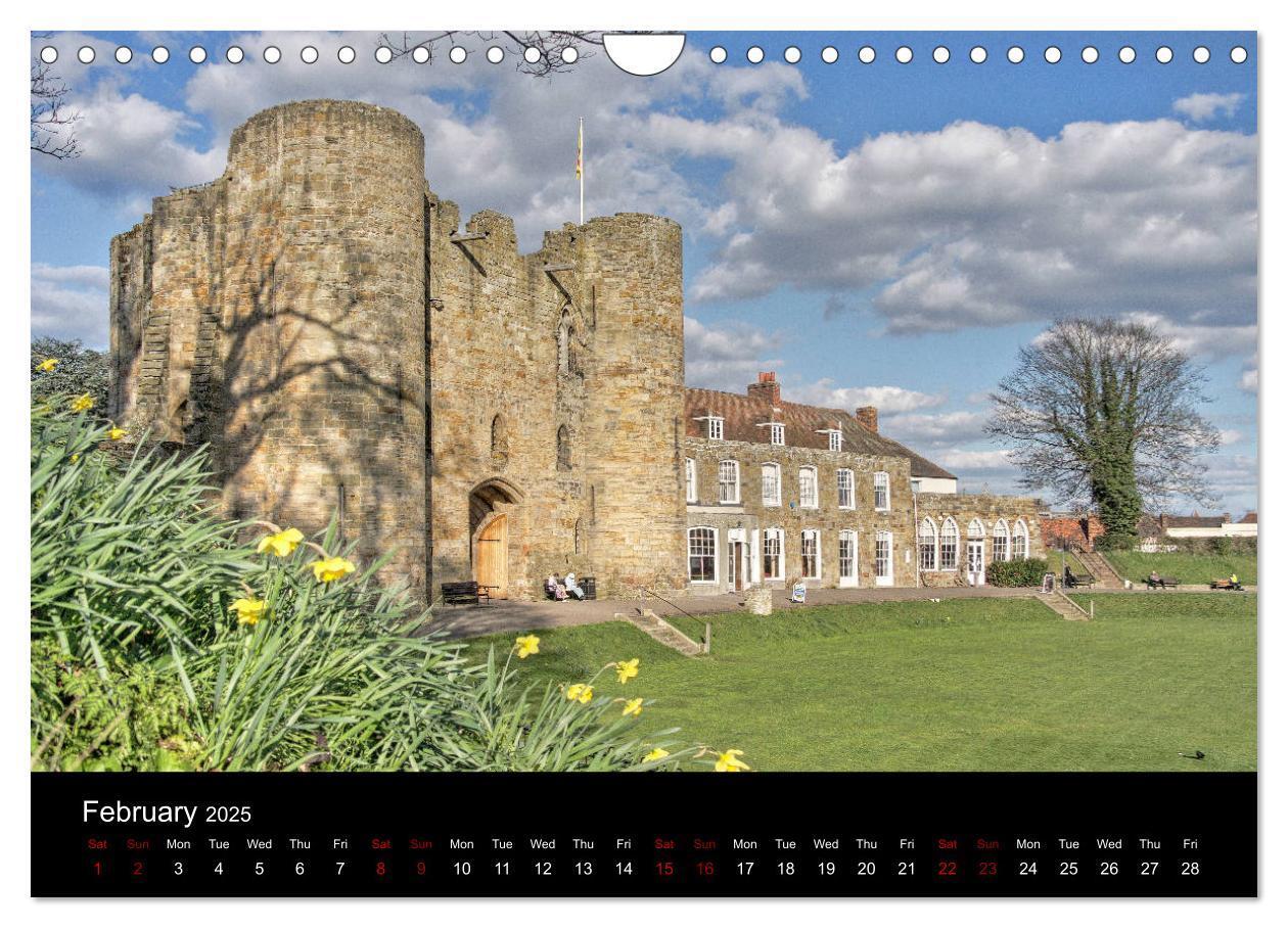 Bild: 9781325950133 | Castles of Kent and Sussex (Wall Calendar 2025 DIN A4 landscape),...