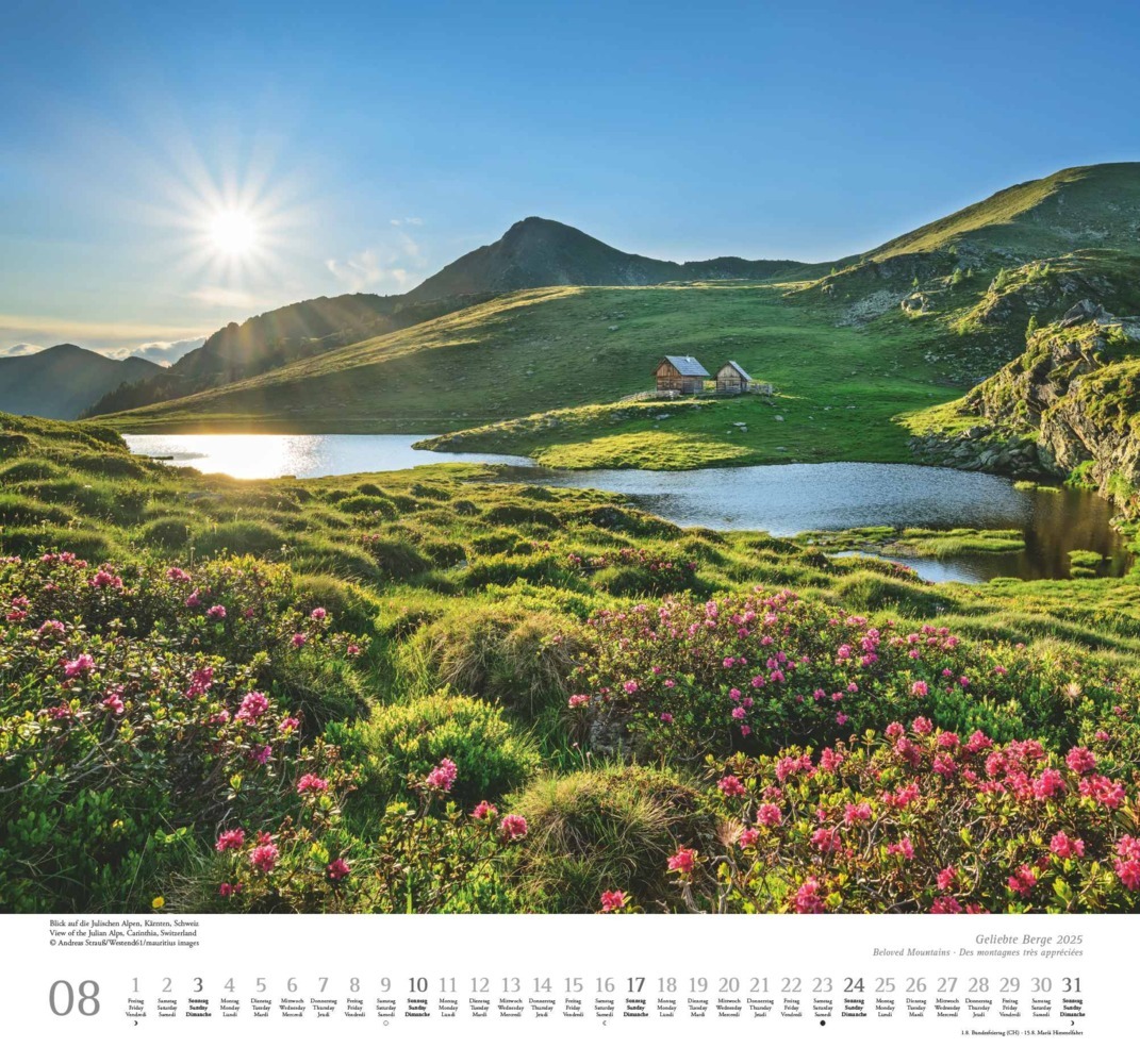 Bild: 4250809652689 | DUMONT - Geliebte Berge 2025 Wandkalender, 38x35,5cm,...