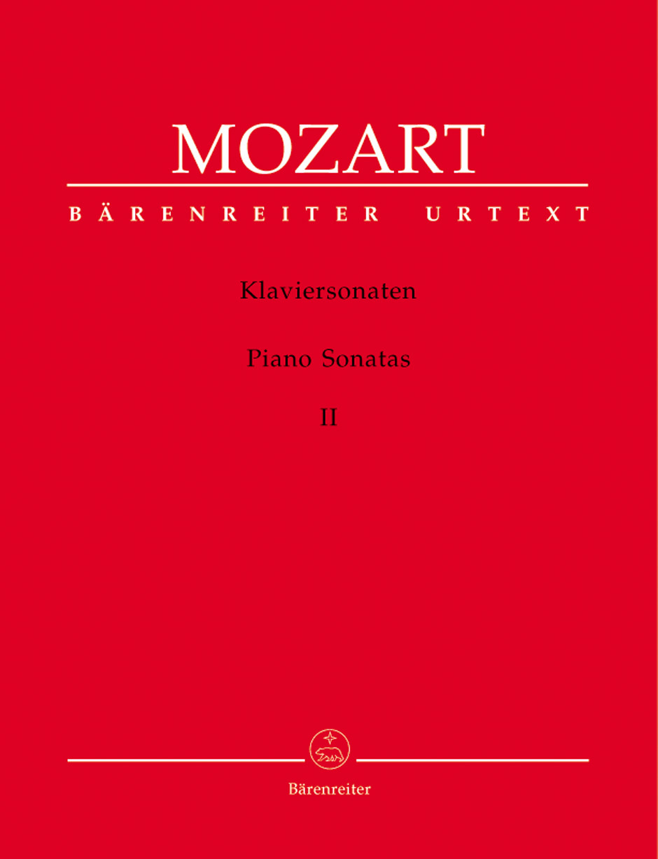 Cover: 9790006457687 | Klaviersonaten 2 | Bärenreiter Urtext | Wolfgang Amadeus Mozart | 2020