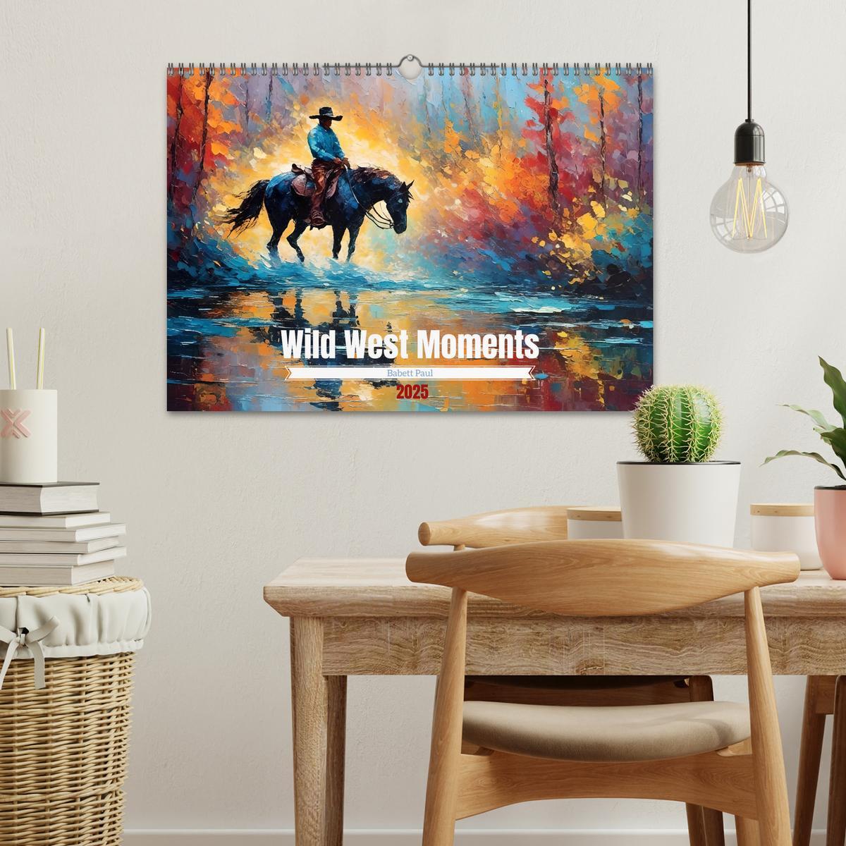 Bild: 9783457158463 | Wild West Moments (Wandkalender 2025 DIN A3 quer), CALVENDO...