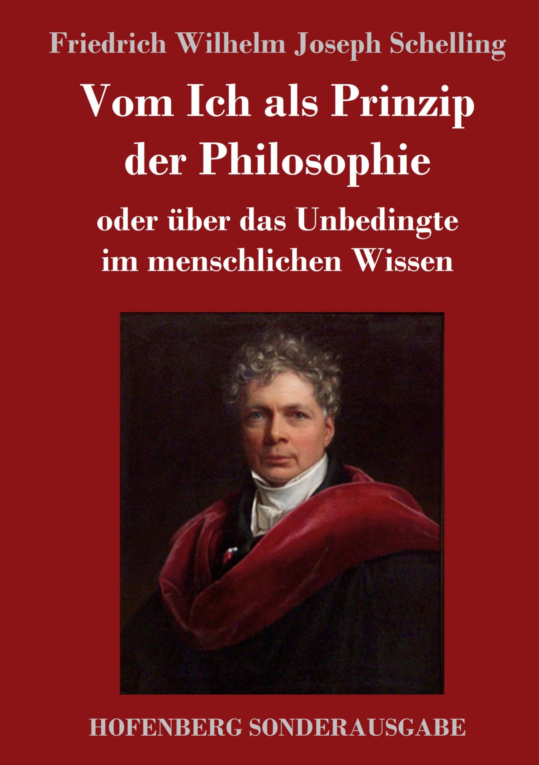 Cover: 9783861996606 | Vom Ich als Prinzip der Philosophie | Schelling | Buch | 88 S. | 2016