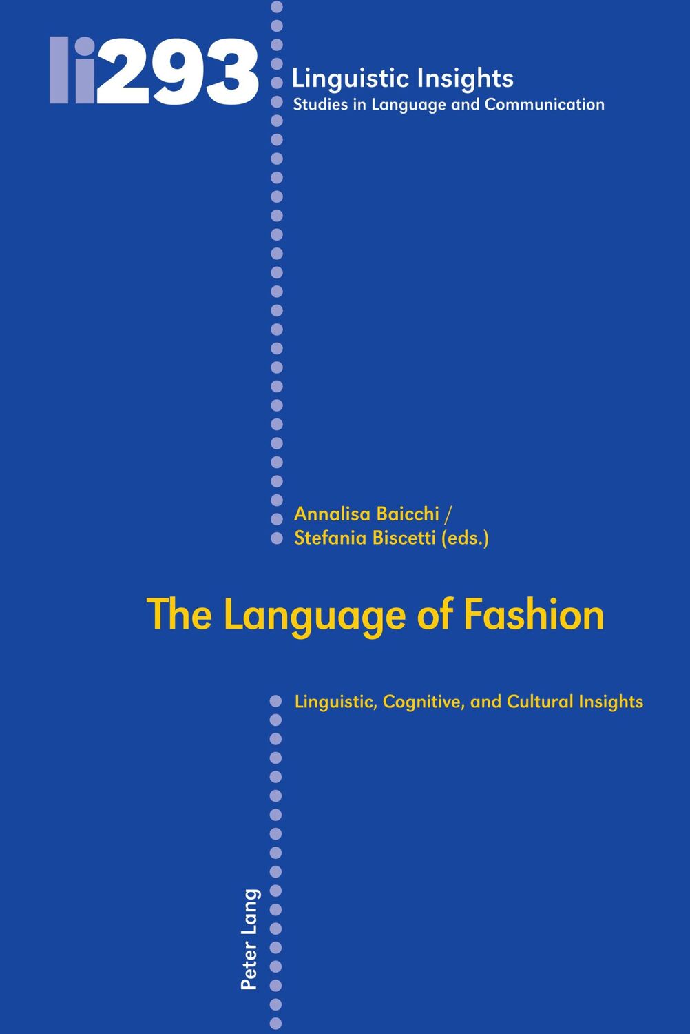 Cover: 9783034344289 | The language of fashion | Linguistic, cognitive, and cultural insights