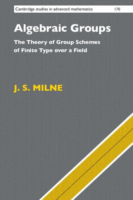Cover: 9781009018586 | Algebraic Groups | J. S. Milne | Taschenbuch | Kartoniert / Broschiert
