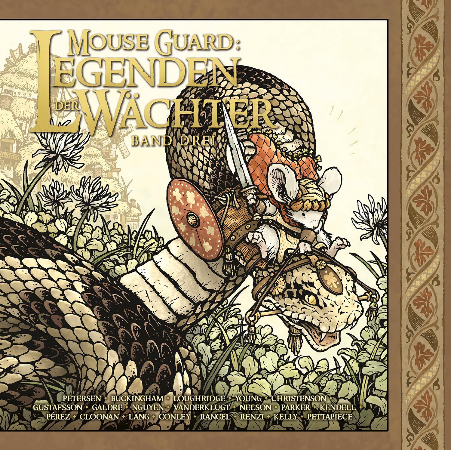 Cover: 9783959810715 | Mouse Guard - Legenden der Wächter 3 | David Petersen | Taschenbuch