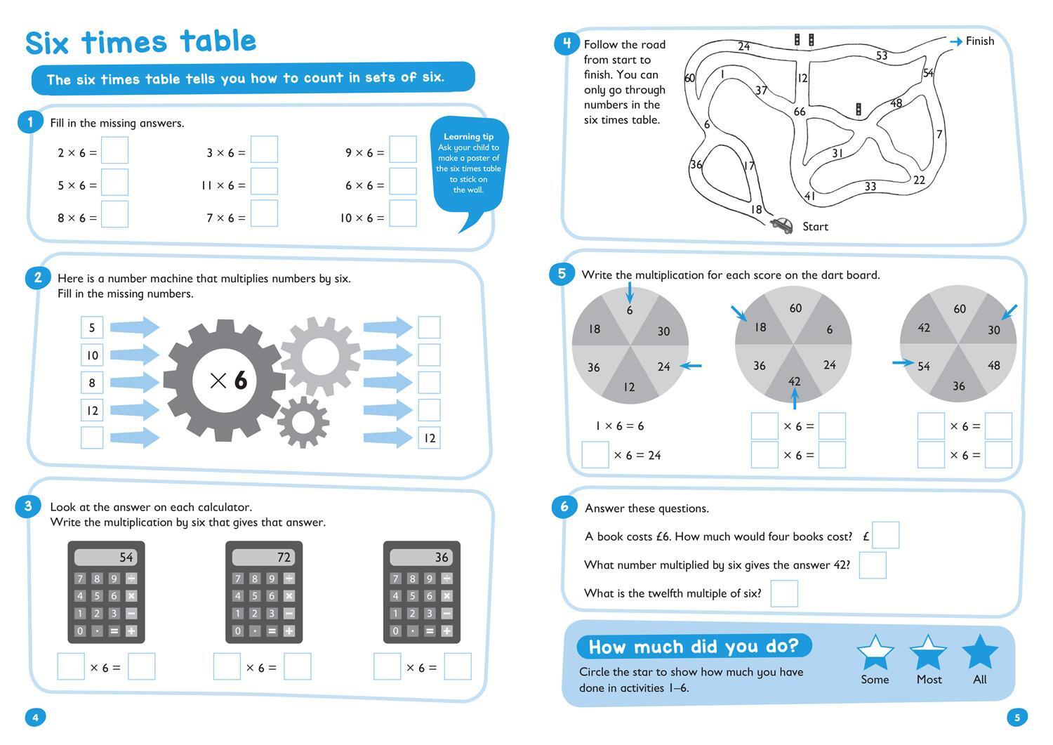Bild: 9780008134419 | Times Tables Workbook Ages 7-11 | Ideal for Home Learning | Learning