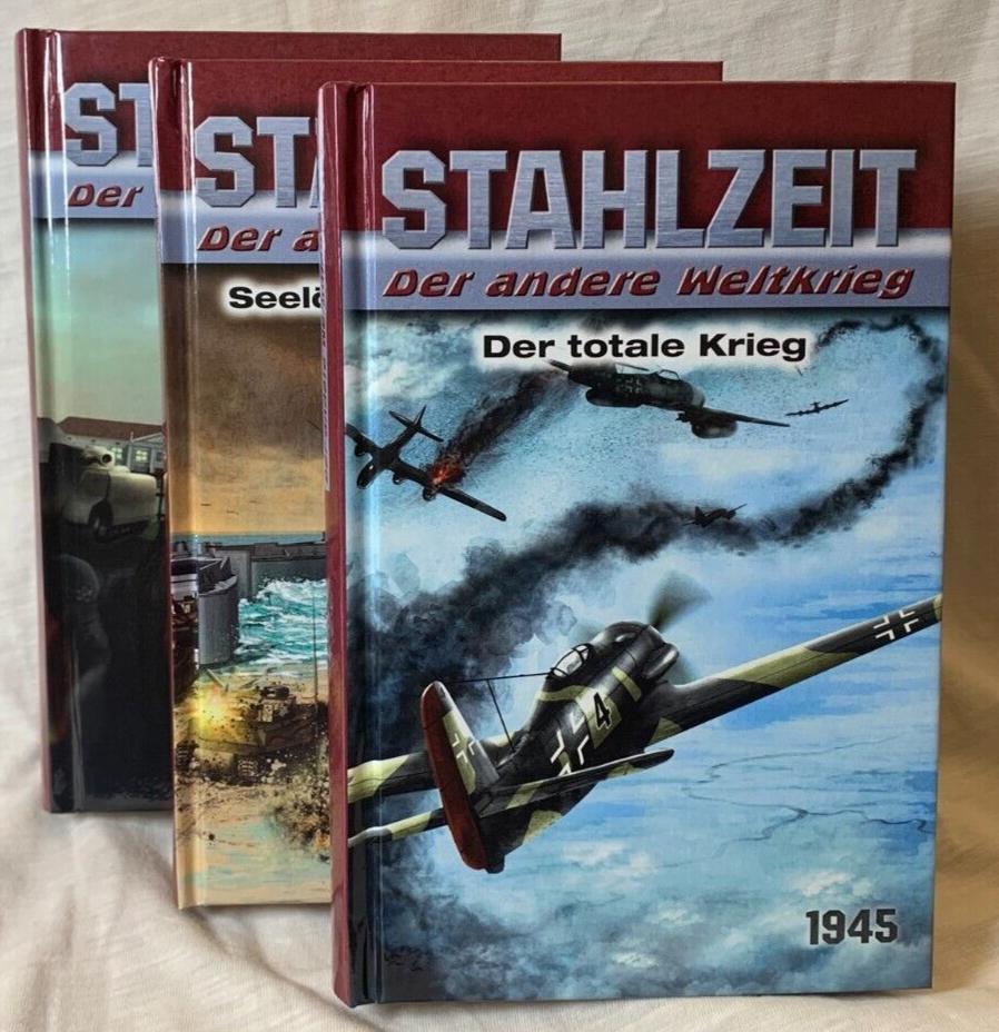 Cover: 9783956342134 | STAHLZEIT Bände 10-12: Der totale Krieg - Seelöwe - die Invasion -...