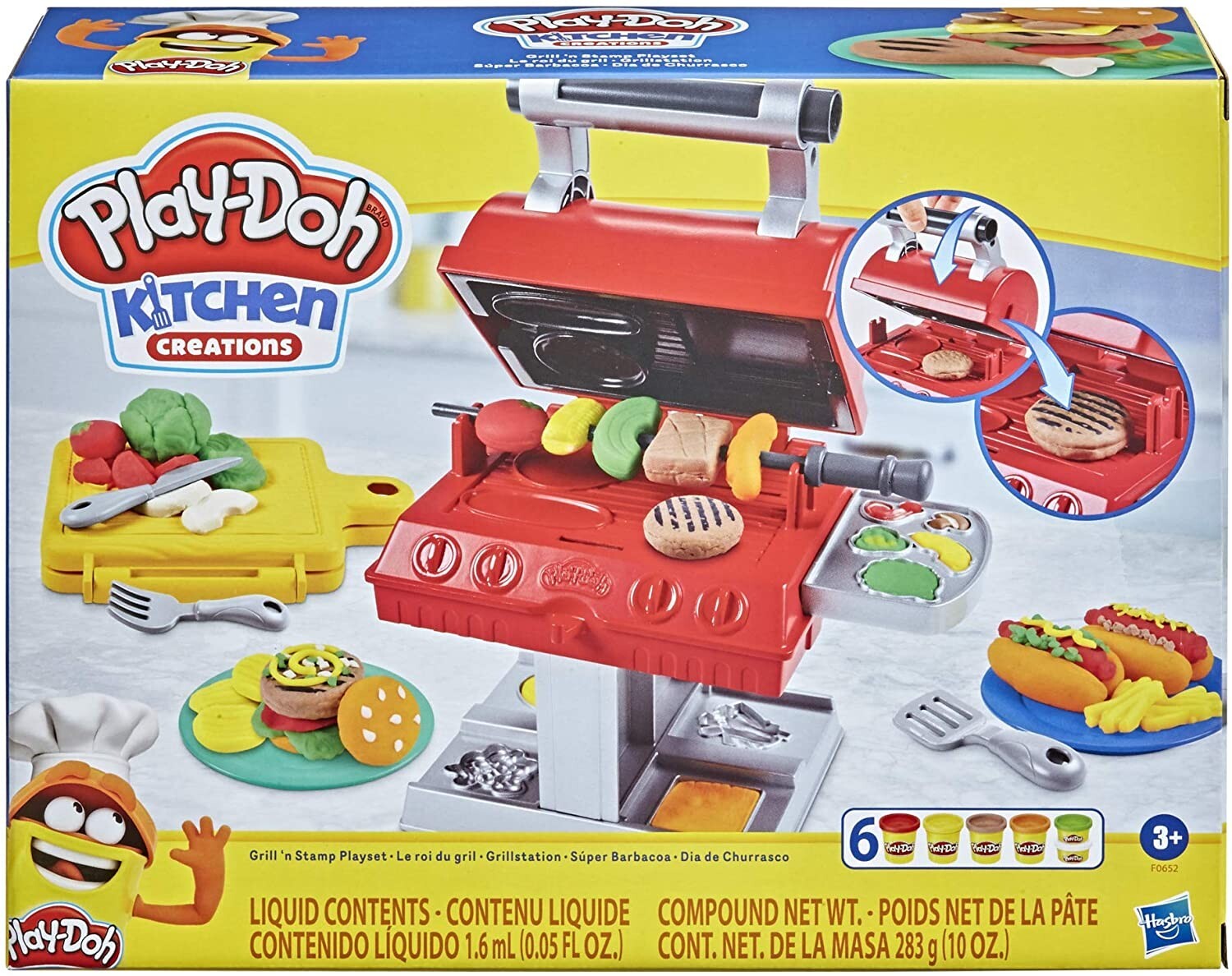 Cover: 5010993786244 | Hasbro F06525L0 - Play-Doh Kitchen Creations Grillstation Spielset,...