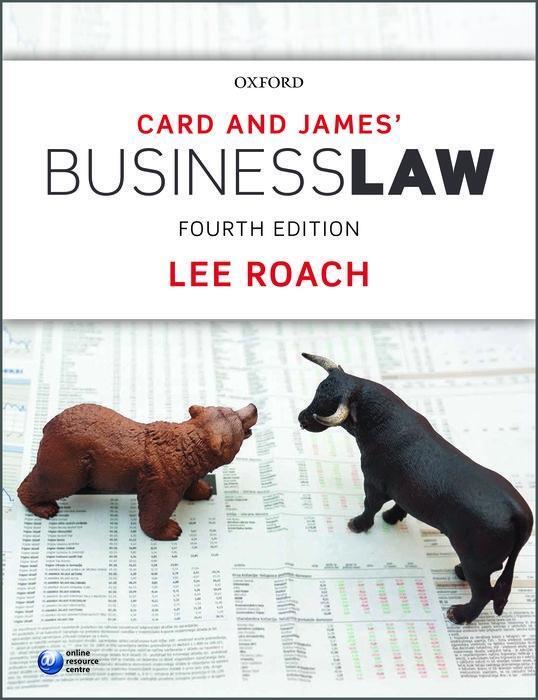 Cover: 9780198748380 | Card &amp; James' Business Law | Lee Roach | Taschenbuch | Englisch | 2016