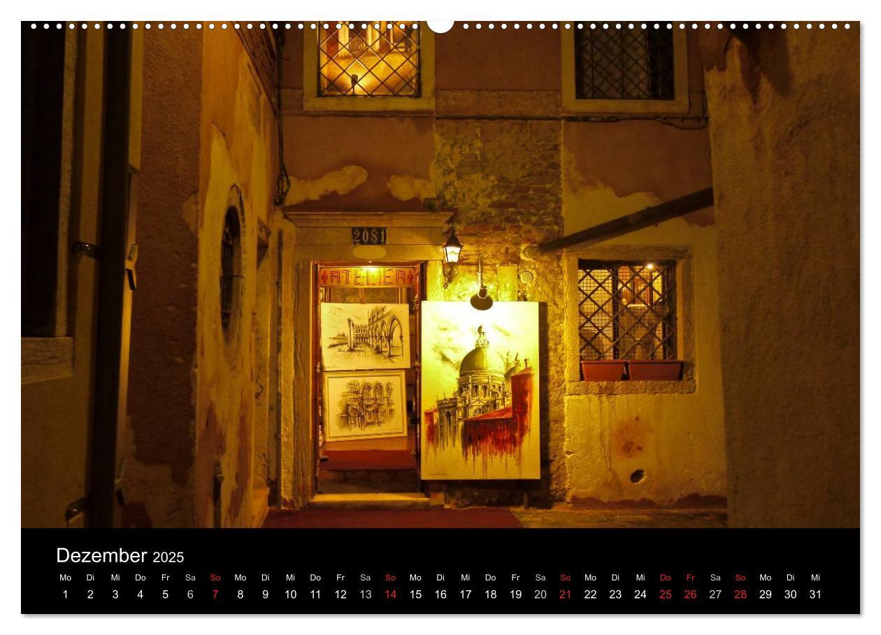 Bild: 9783435823468 | Venedig 2025 (Wandkalender 2025 DIN A2 quer), CALVENDO Monatskalender