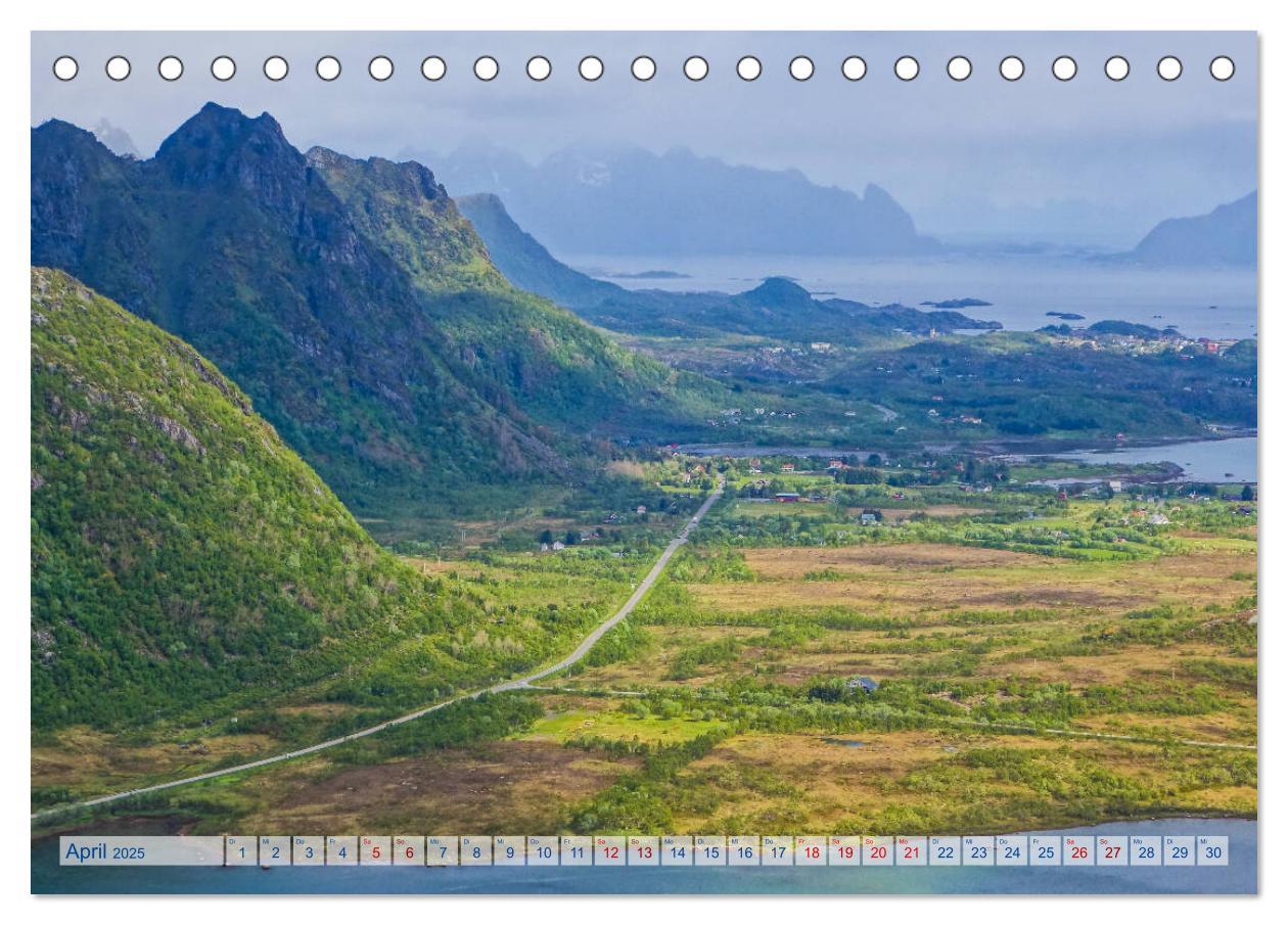 Bild: 9783435411887 | Die Lofoten - Eine Bilder-Reise (Tischkalender 2025 DIN A5 quer),...