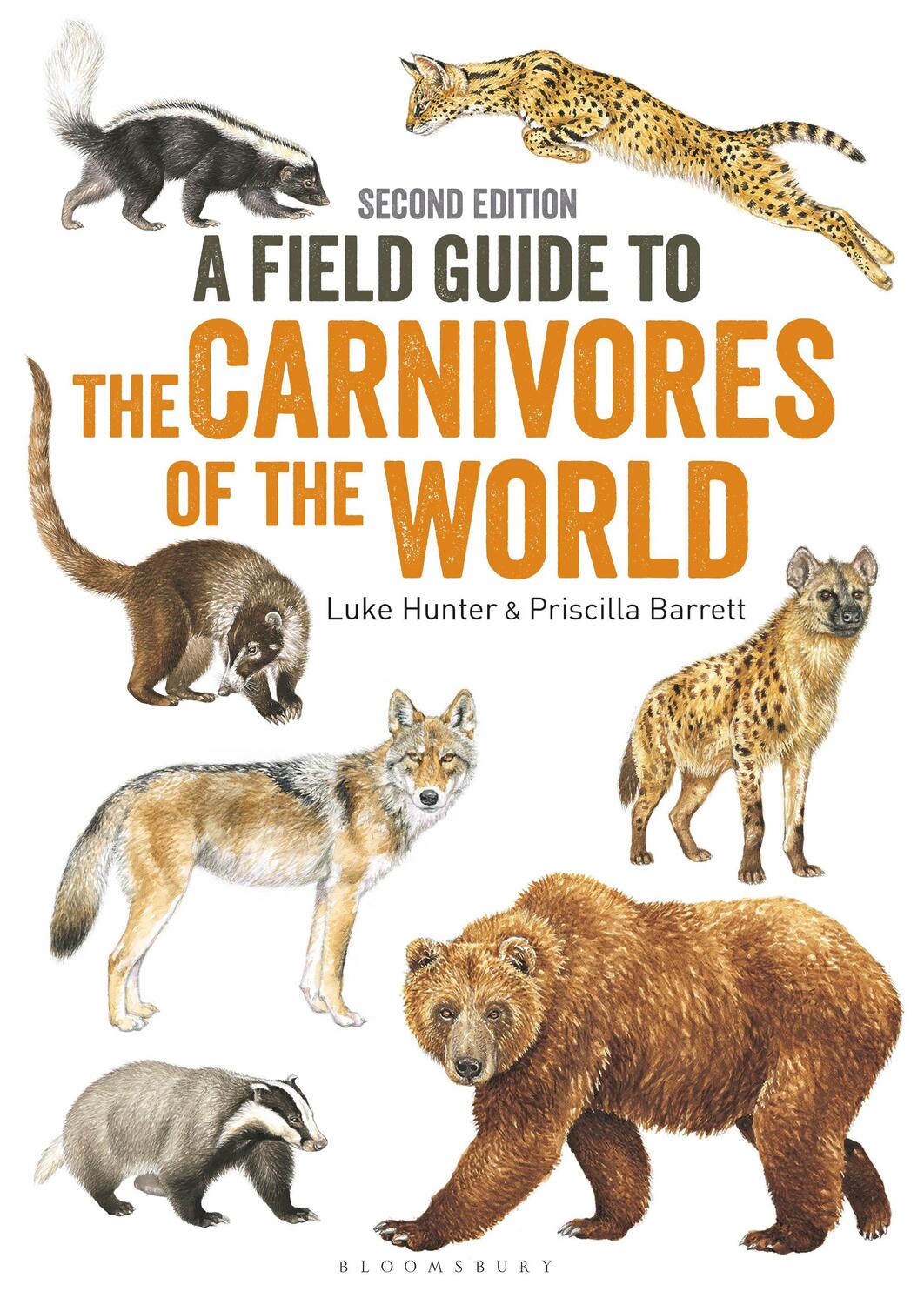 Cover: 9781472950796 | Field Guide to Carnivores of the World, 2nd edition | Luke Hunter