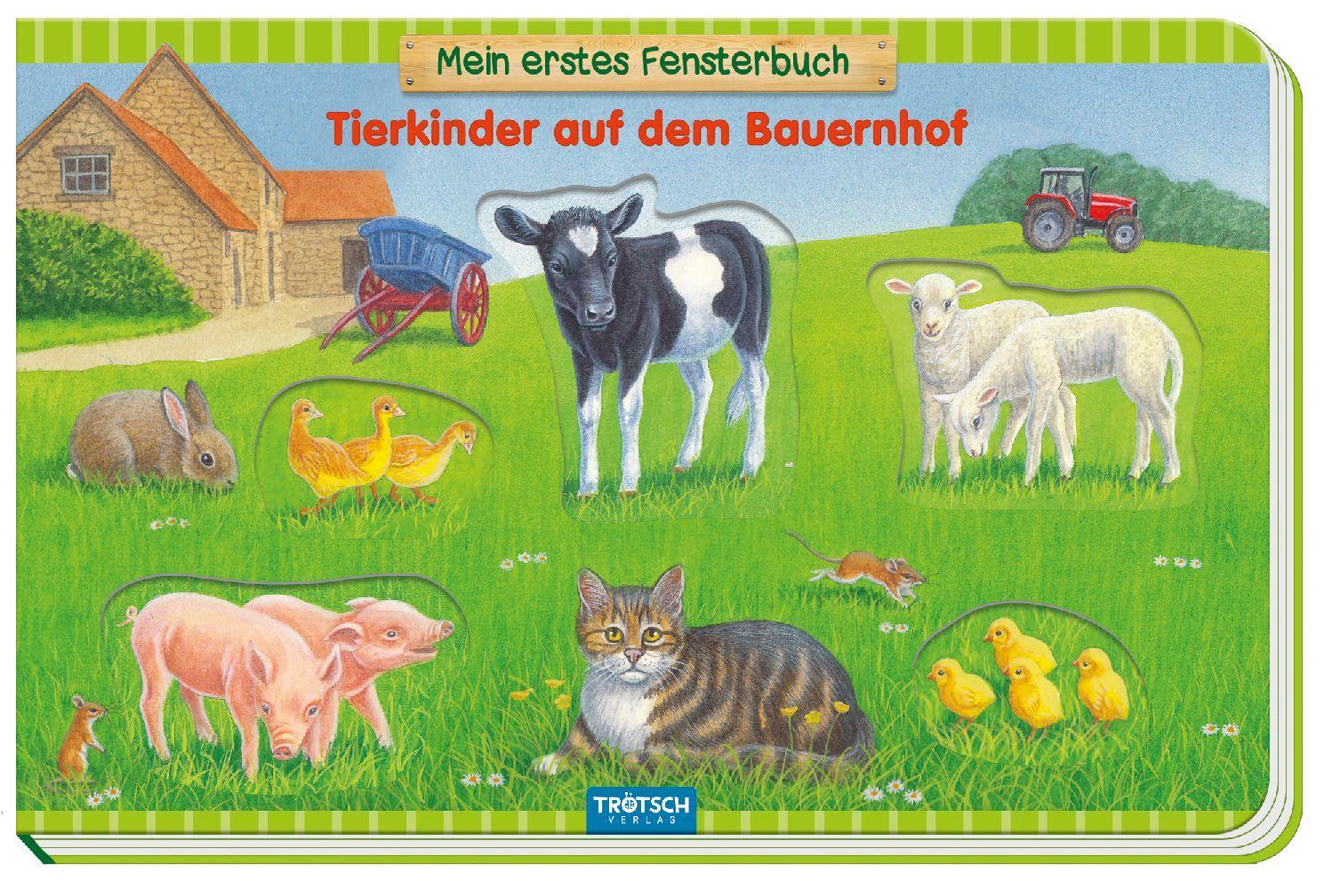 Cover: 9783957749840 | Trötsch mein erstes Fensterbuch Tierkinder auf dem Bauernhof | Buch