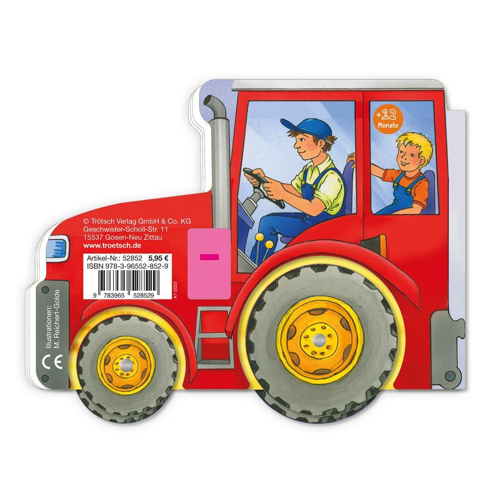 Bild: 9783965528529 | Trötsch Pappenbuch Räderbuch Mein großer roter Traktor | Co.KG | Buch