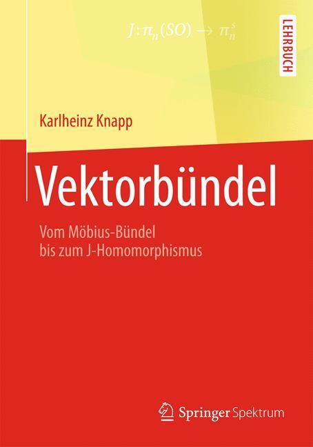 Cover: 9783658031138 | Vektorbündel | Vom Möbius-Bündel bis zum J-Homomorphismus | Knapp