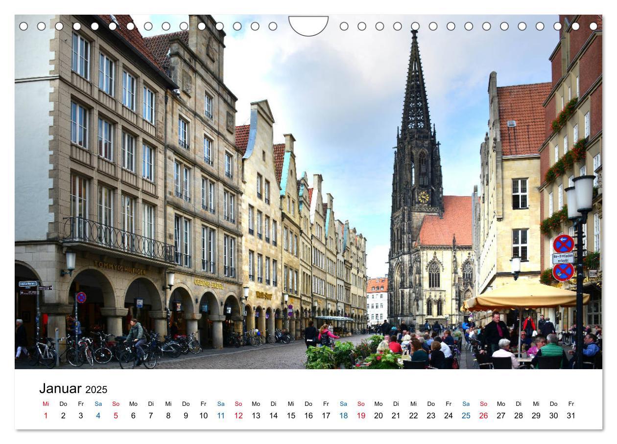 Bild: 9783435315758 | Münster - die liebenswerte Fahrradstadt (Wandkalender 2025 DIN A4...