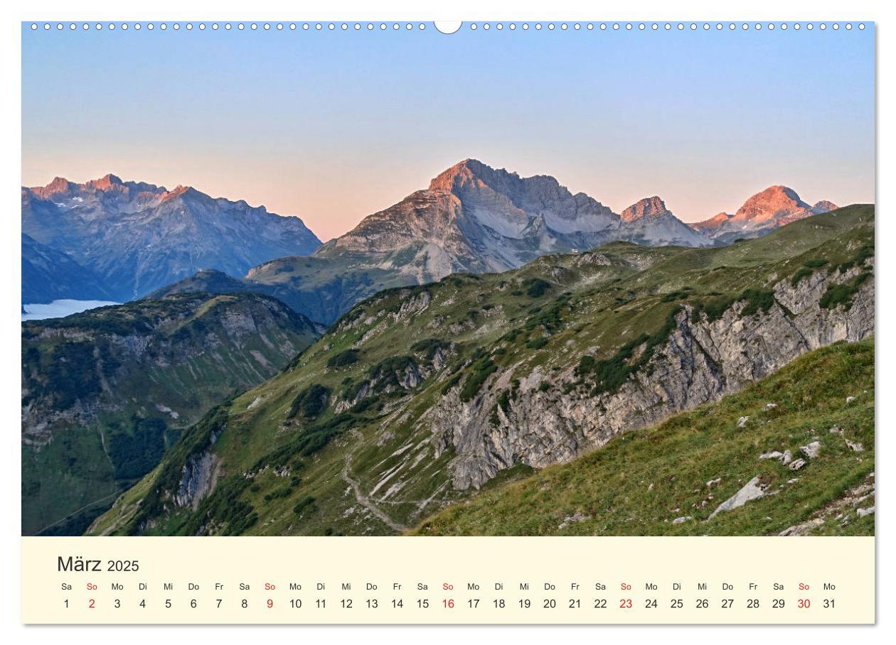 Bild: 9783435191611 | Wanderglück im Allgäu (Wandkalender 2025 DIN A2 quer), CALVENDO...