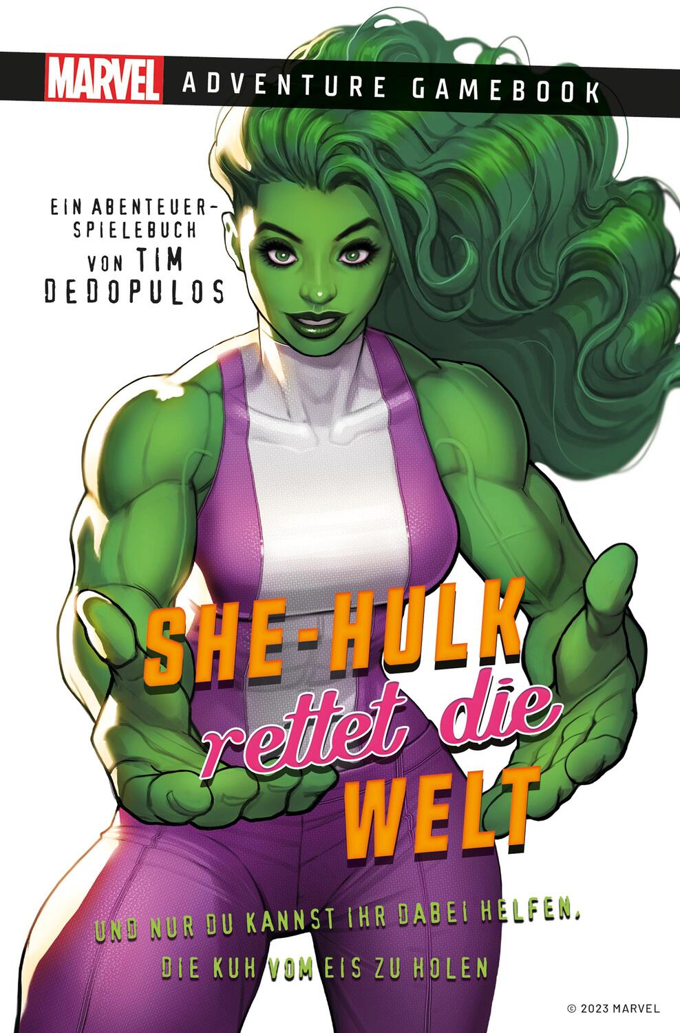 Cover: 9783986663179 | Marvel Adventure Game Book: She-Hulk rettet die Welt | Tim Dedopulos