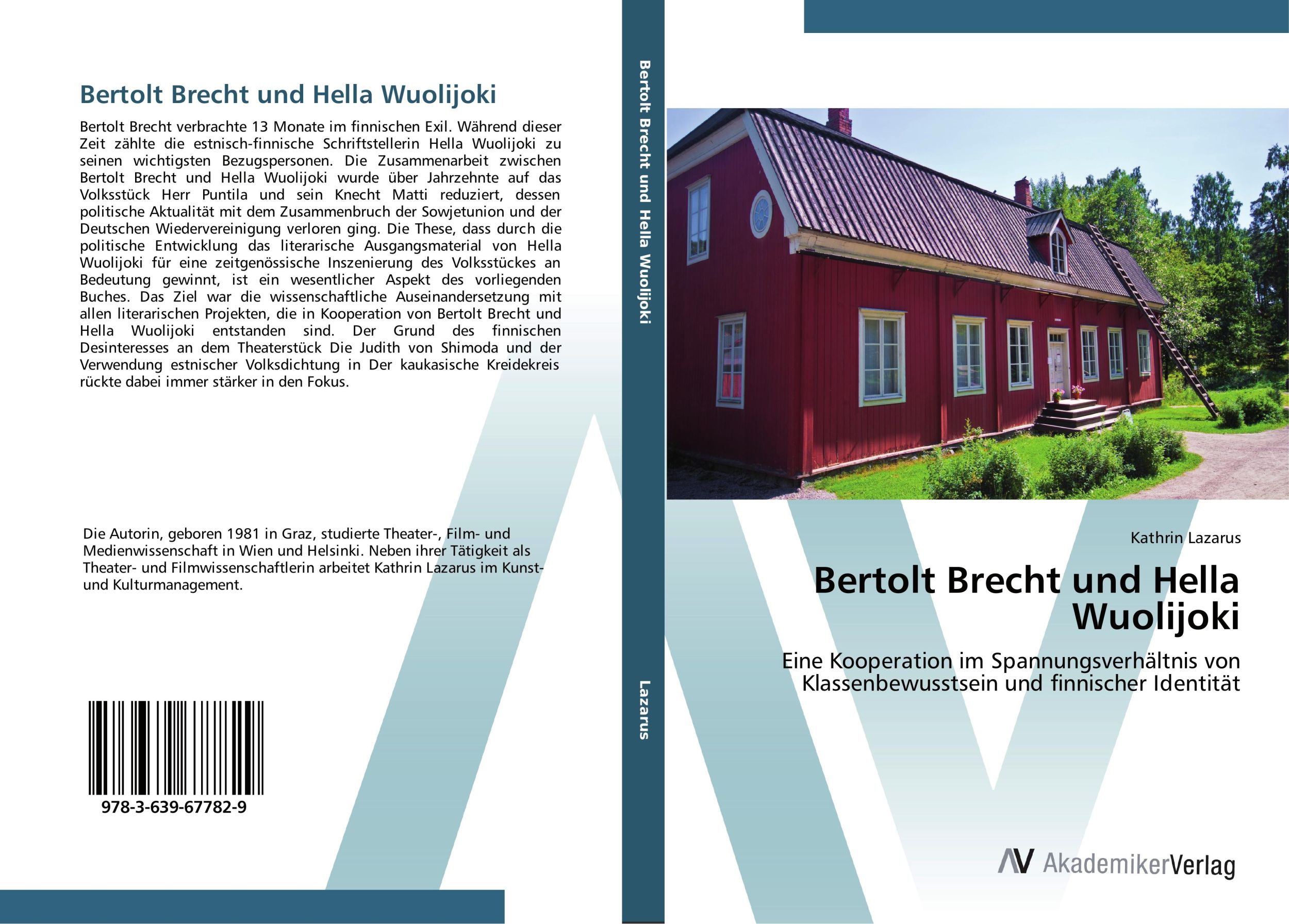 Cover: 9783639677829 | Bertolt Brecht und Hella Wuolijoki | Kathrin Lazarus | Taschenbuch