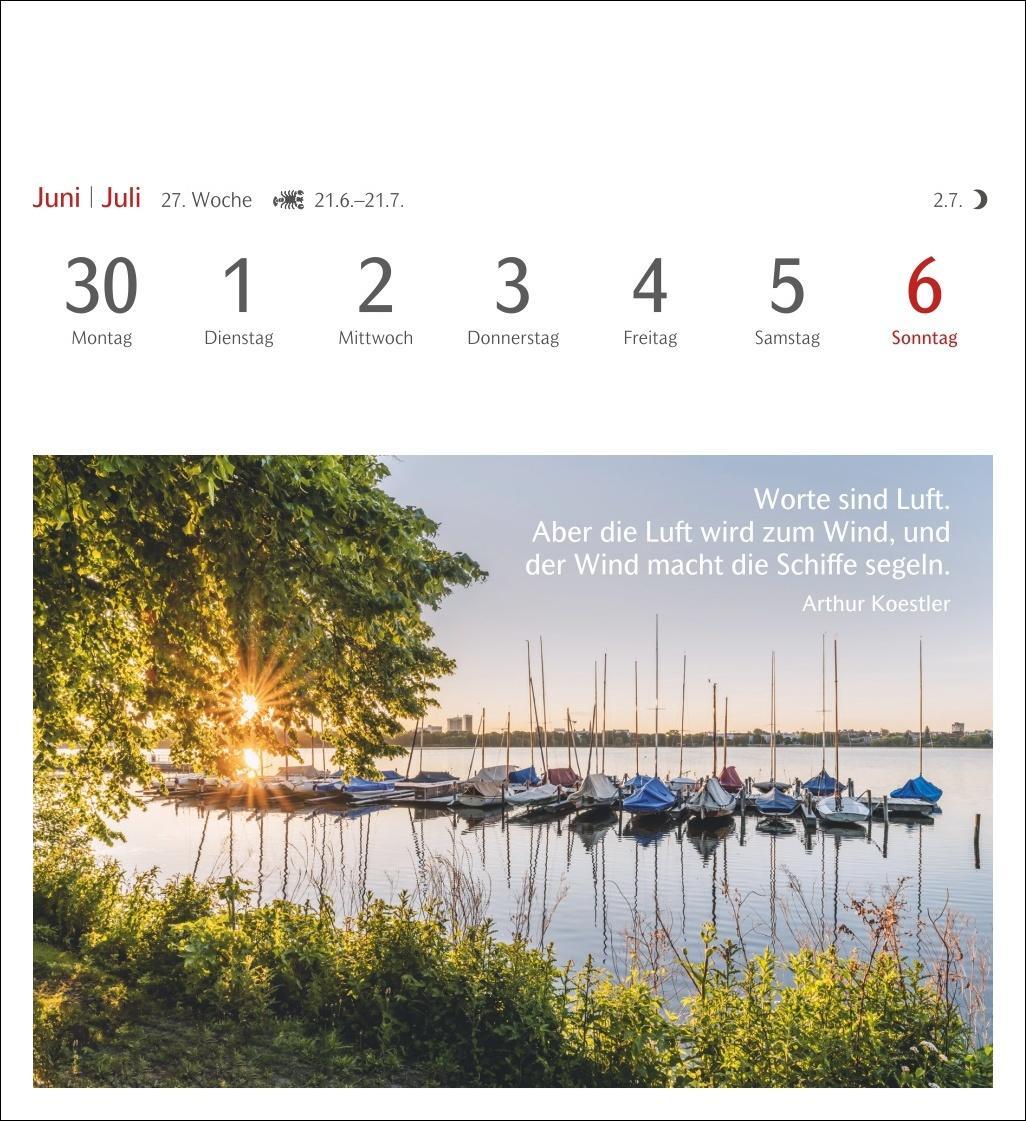 Bild: 9783840033834 | Momente des Glücks Postkartenkalender 2025 - Wochenkalender mit...