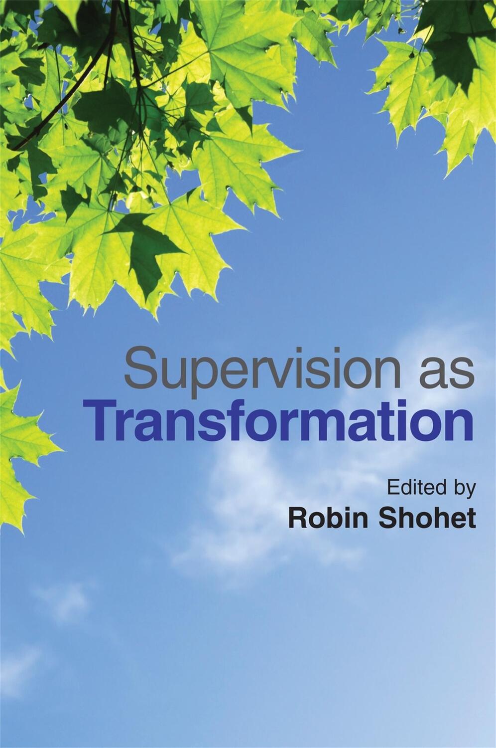 Cover: 9781849052009 | Supervision as Transformation | A Passion for Learning | Robin Shohet