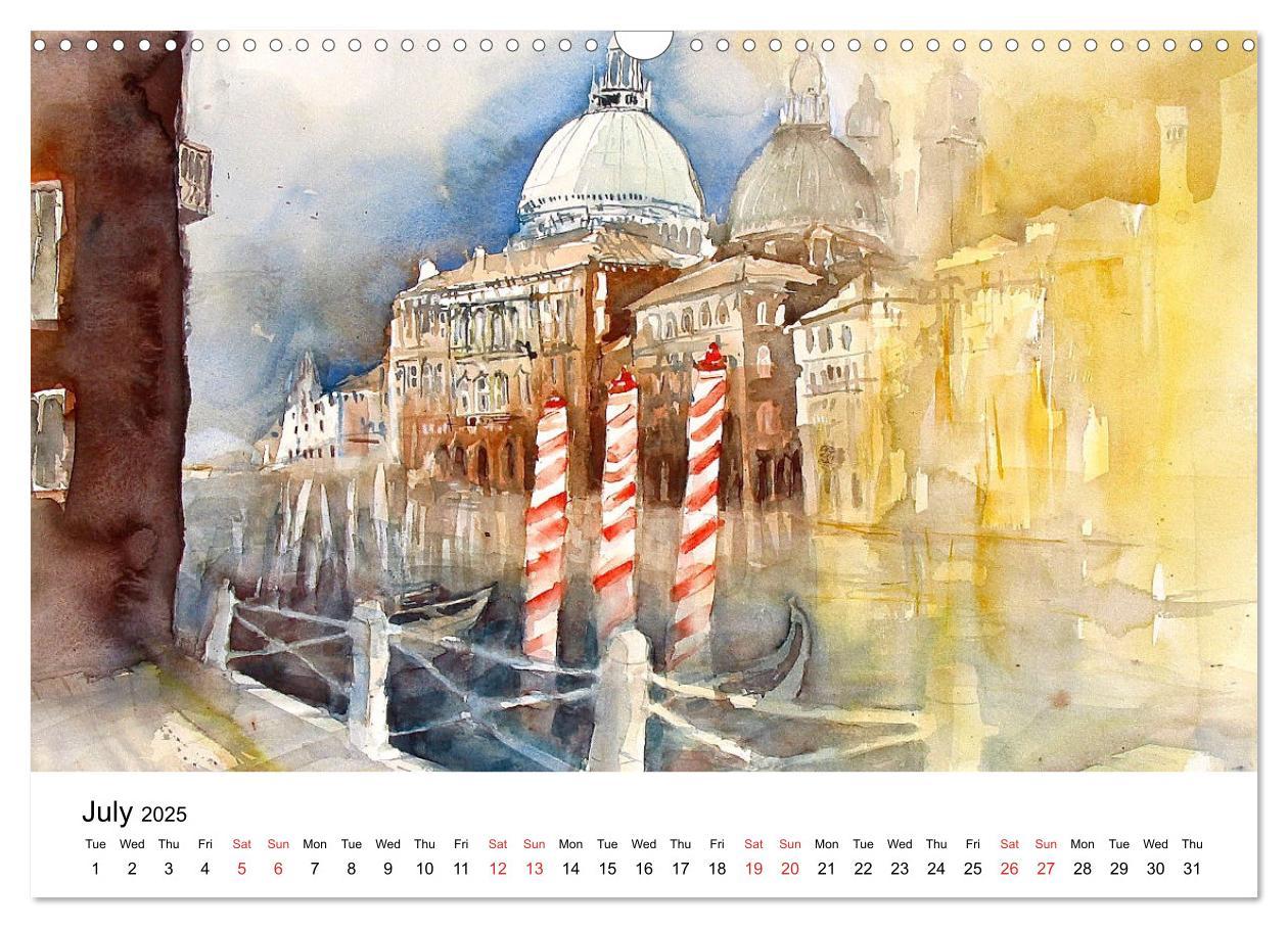 Bild: 9781325999187 | WATERCOLOR IMPRESSIONS (Wall Calendar 2025 DIN A3 landscape),...