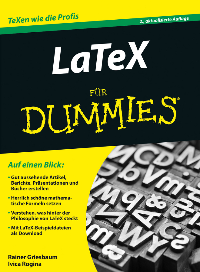 Cover: 9783527713080 | LaTeX für Dummies | Rainer Griesbaum (u. a.) | Taschenbuch | 379 S.