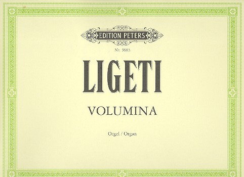 Cover: 9790014042943 | Volumina | Ligeti | Buch | Edition Peters | EAN 9790014042943