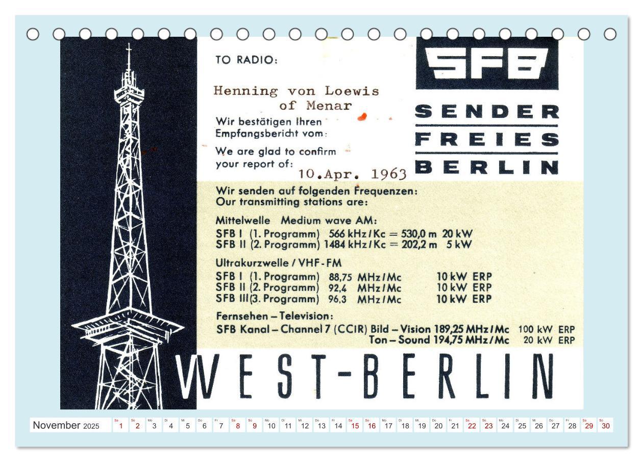 Bild: 9783457243381 | Rundfunk in Deutschland - Historische QSL-Karten (Tischkalender...