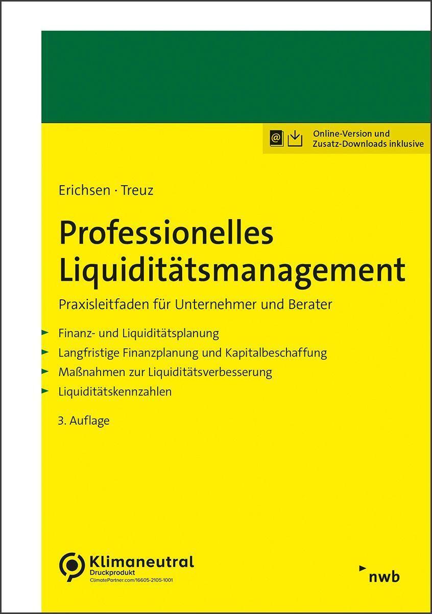 Cover: 9783482637735 | Professionelles Liquiditätsmanagement | Jörgen Erichsen (u. a.) | 2022
