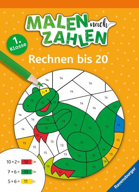 Cover: 9783473416202 | Malen nach Zahlen, 1. Kl.: Rechnen bis 20 | Martine Richter | Buch