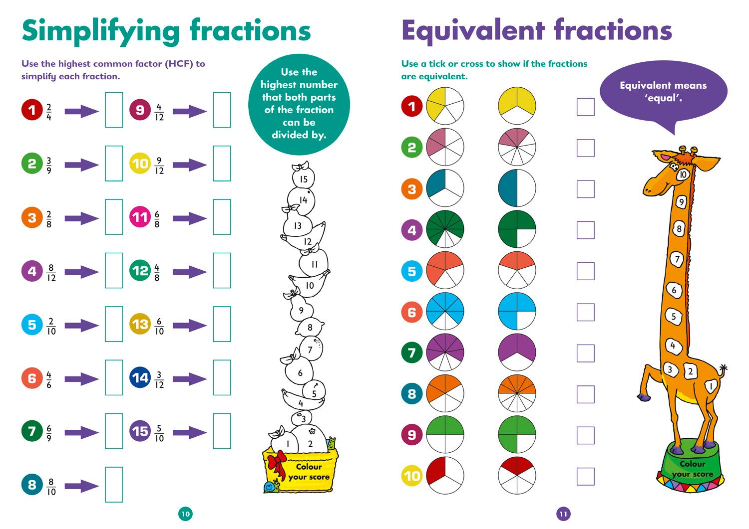 Bild: 9780008212605 | Fractions &amp; Decimals Quick Quizzes Ages 7-9 | Ideal for Home Learning