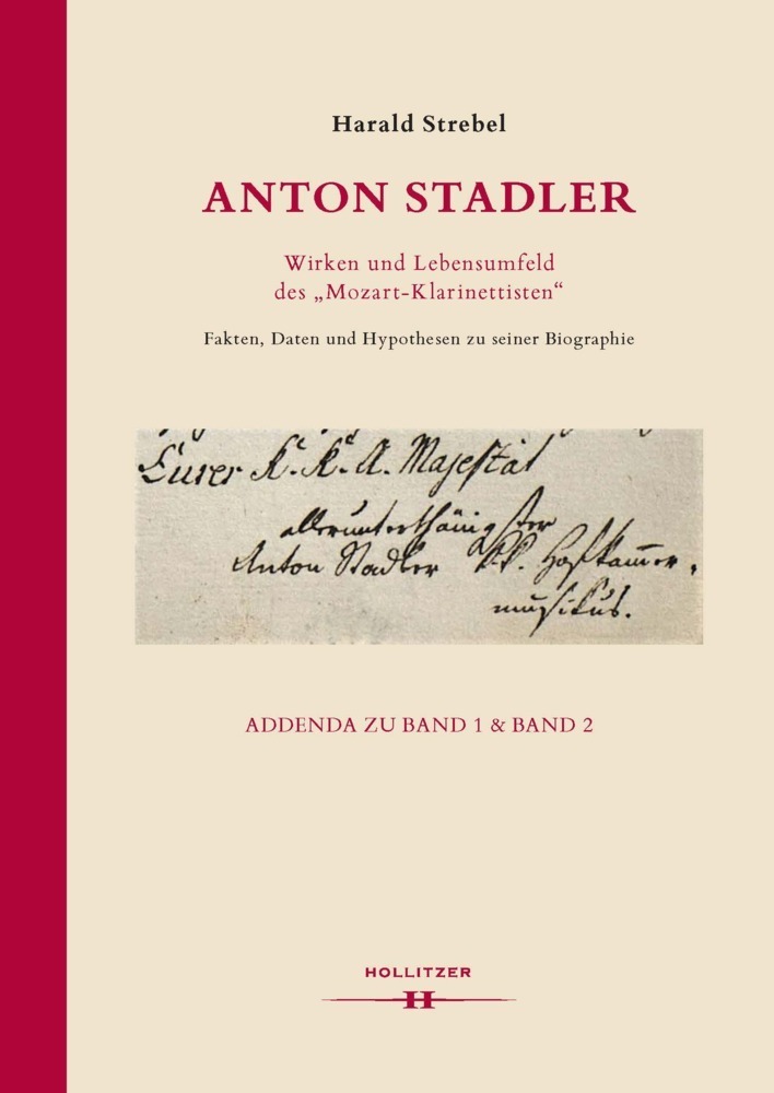 Cover: 9783990128718 | Anton Stadler: Wirken und Lebensumfeld des "Mozart-Klarinettisten"