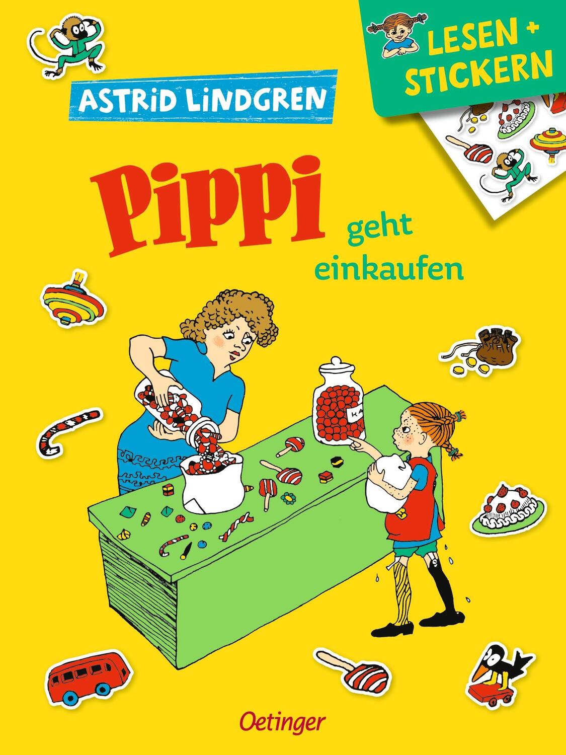 Cover: 9783751201025 | Lesen + Stickern. Pippi geht einkaufen | Astrid Lindgren | Taschenbuch