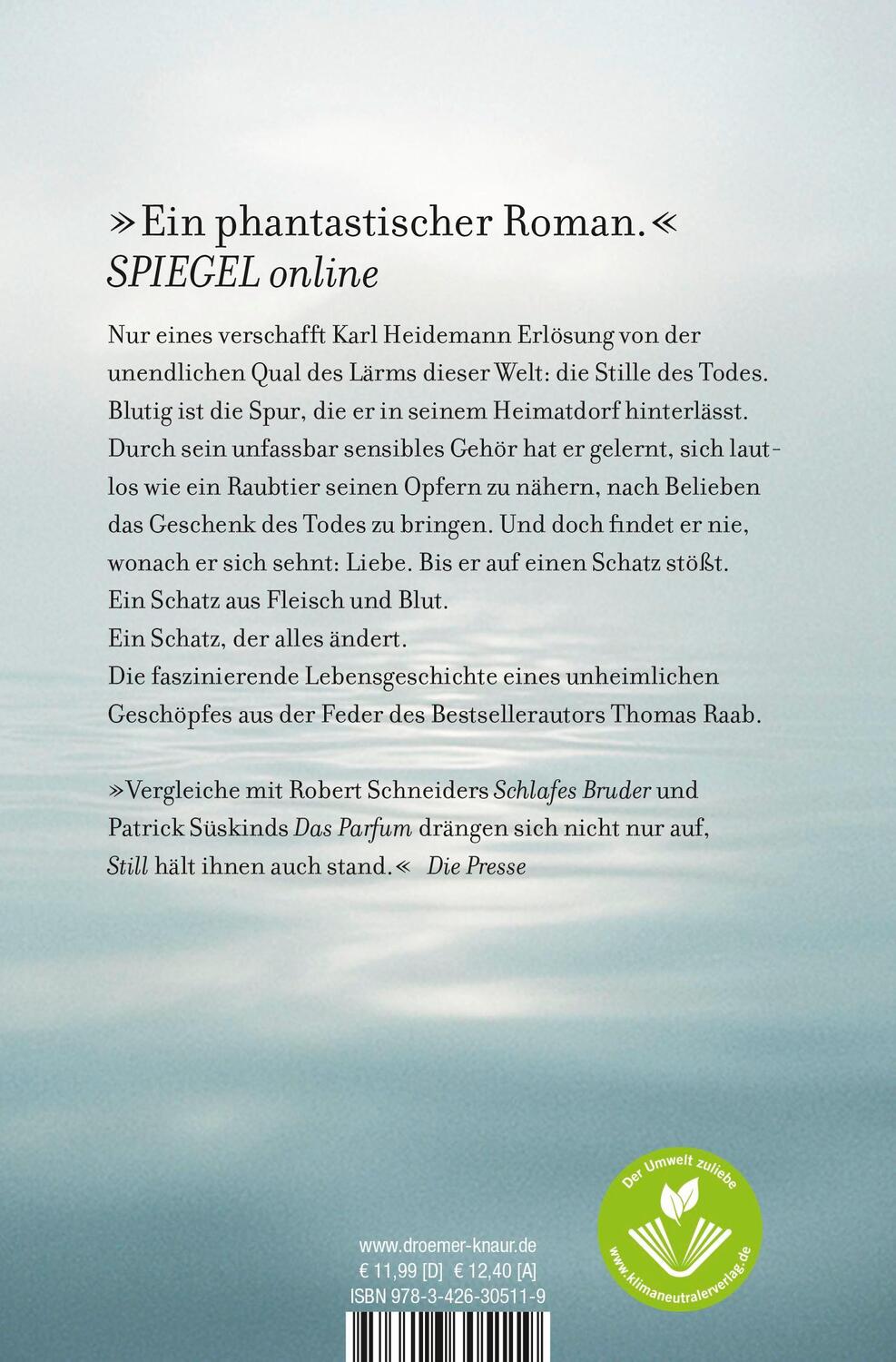 Rückseite: 9783426305119 | Still Chronik eines Mörders | Thomas Raab | Taschenbuch | 368 S.