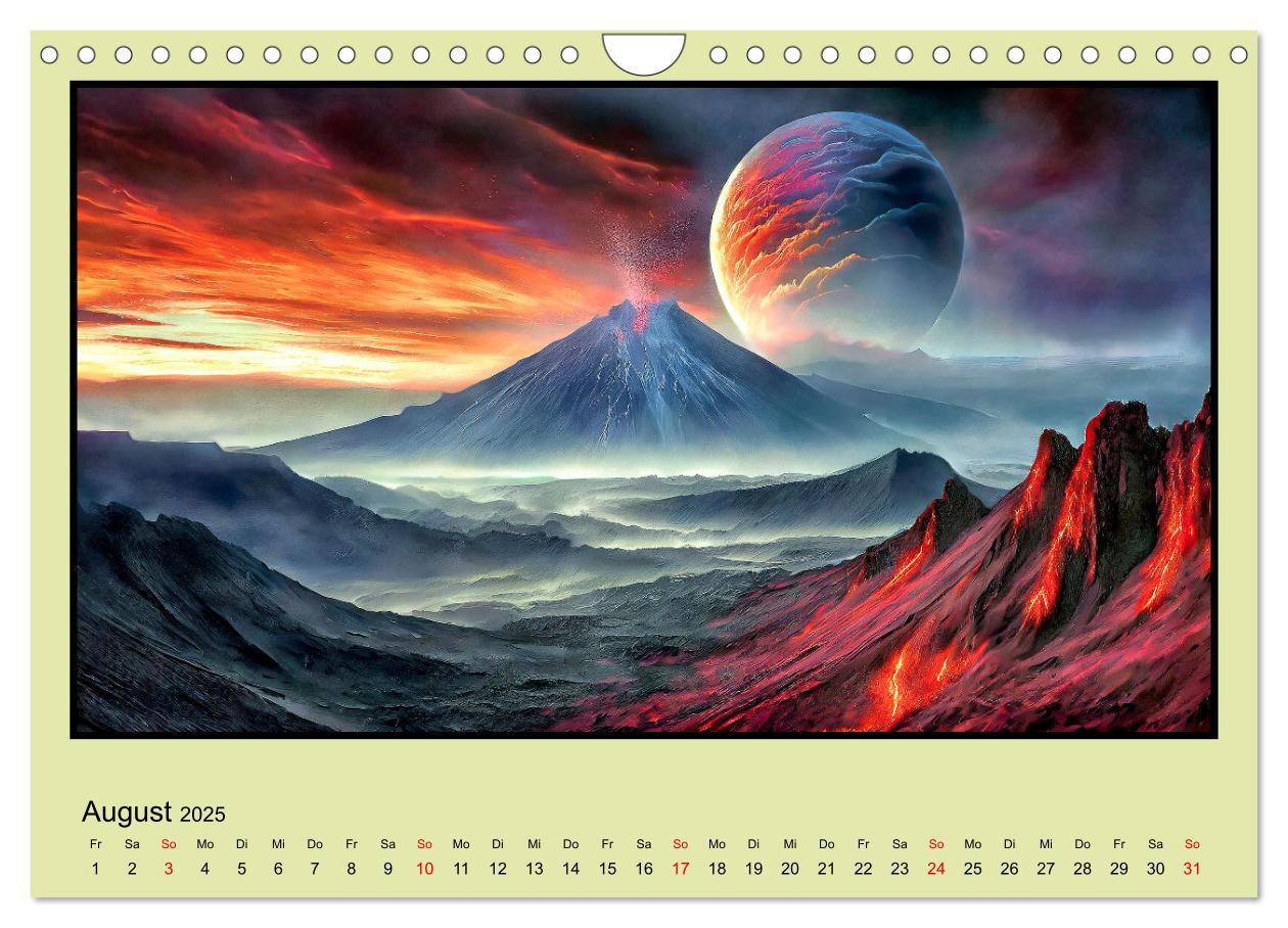 Bild: 9783435639823 | Der Zauber fremder Welten (Wandkalender 2025 DIN A4 quer), CALVENDO...