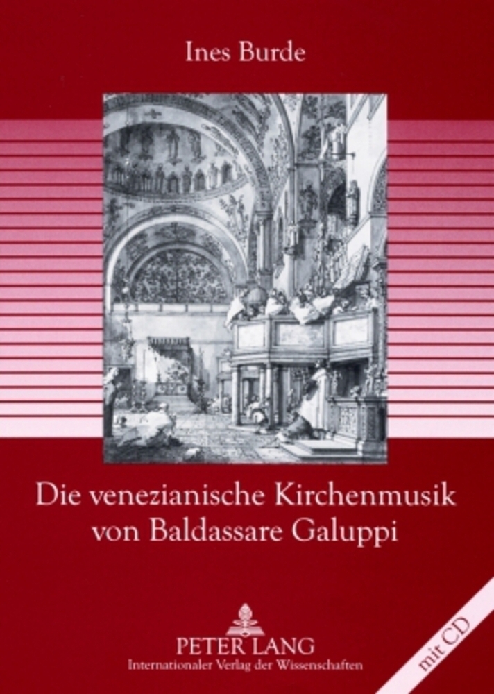 Cover: 9783631579206 | Die venezianische Kirchenmusik von Baldassare Galuppi | Ines Burde