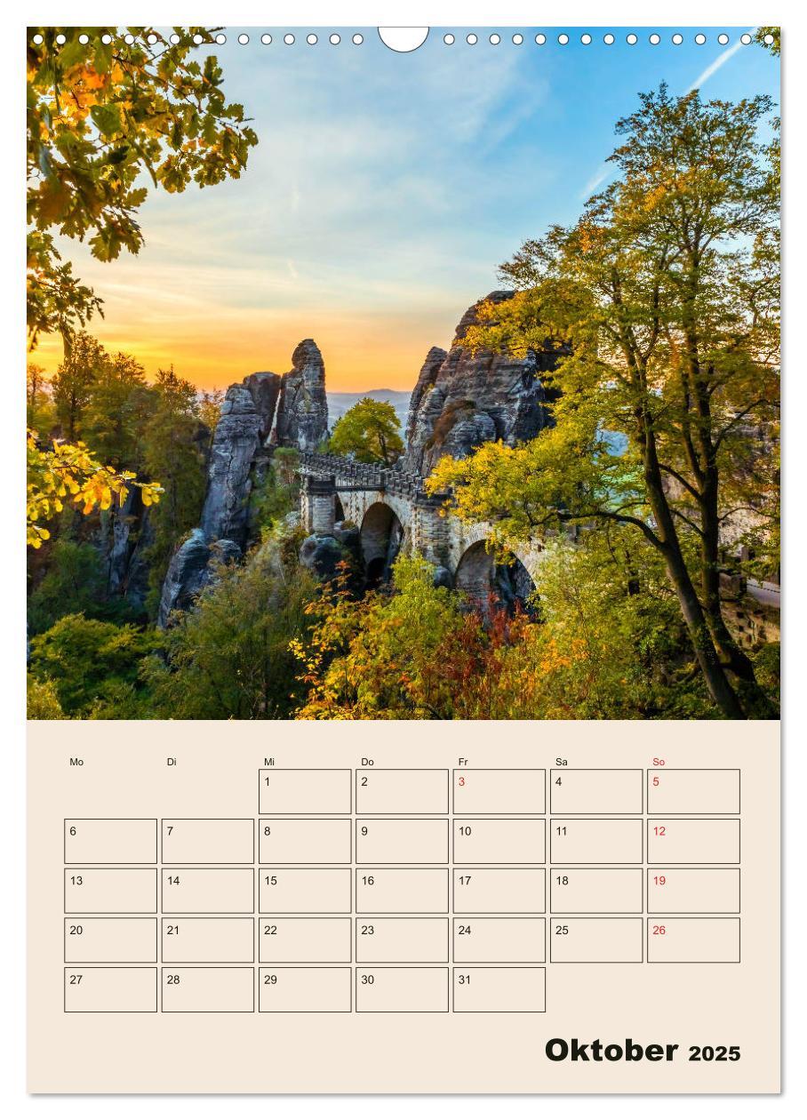 Bild: 9783435971985 | Zauberhafte Sächsische Schweiz (Wandkalender 2025 DIN A3 hoch),...