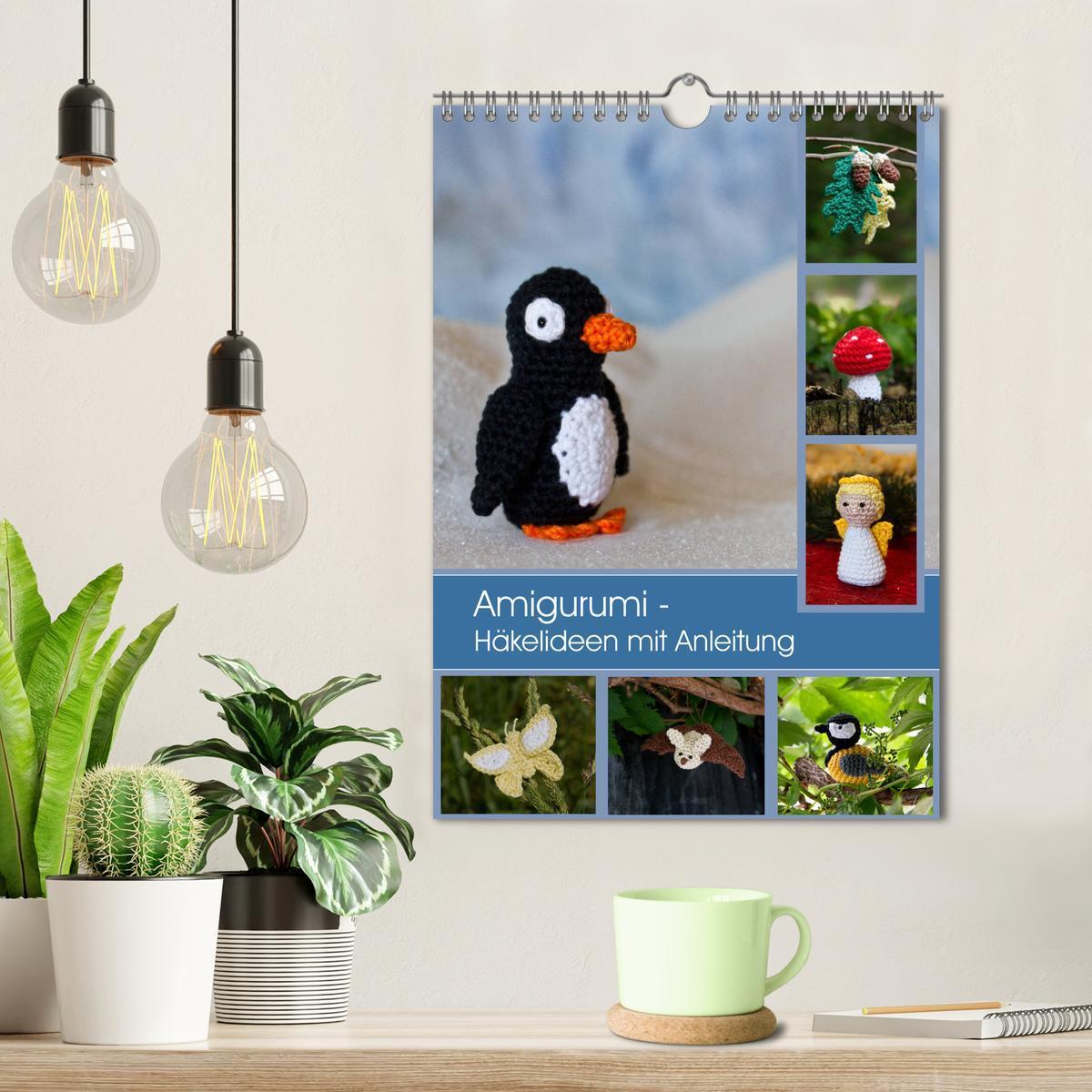 Bild: 9783435999774 | Amigurumi - Häkelideen mit Anleitung (Wandkalender 2025 DIN A4...