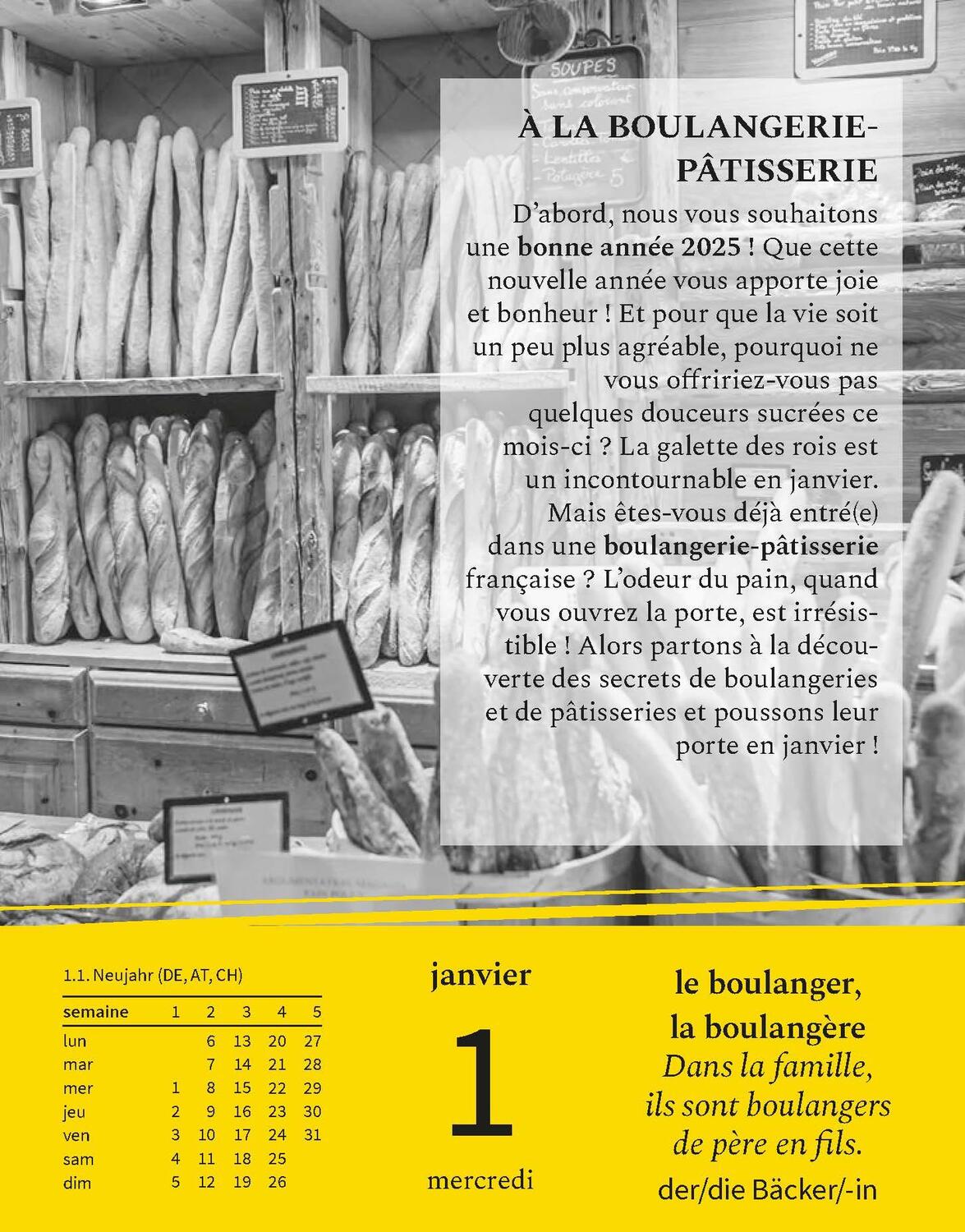 Bild: 9783125636170 | Langenscheidt Sprachkalender Französisch 2025 | Tagesabreißkalender
