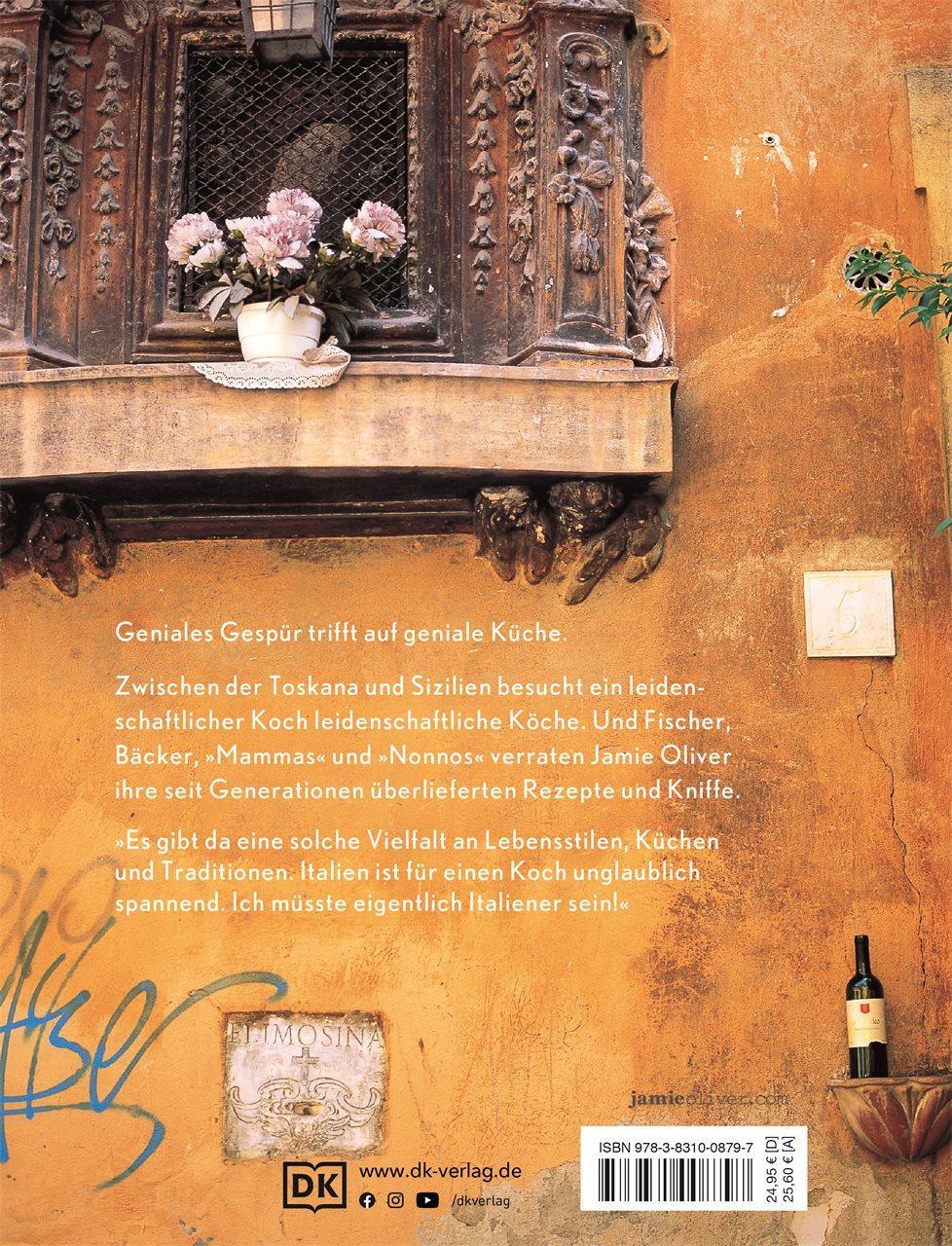 Rückseite: 9783831008797 | Genial italienisch | Jamie Oliver | Buch | Deutsch | 2006