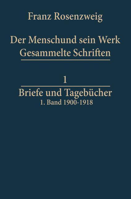 Cover: 9789401704267 | Briefe und Tagebücher | Franz Rosenzweig | Taschenbuch | Paperback