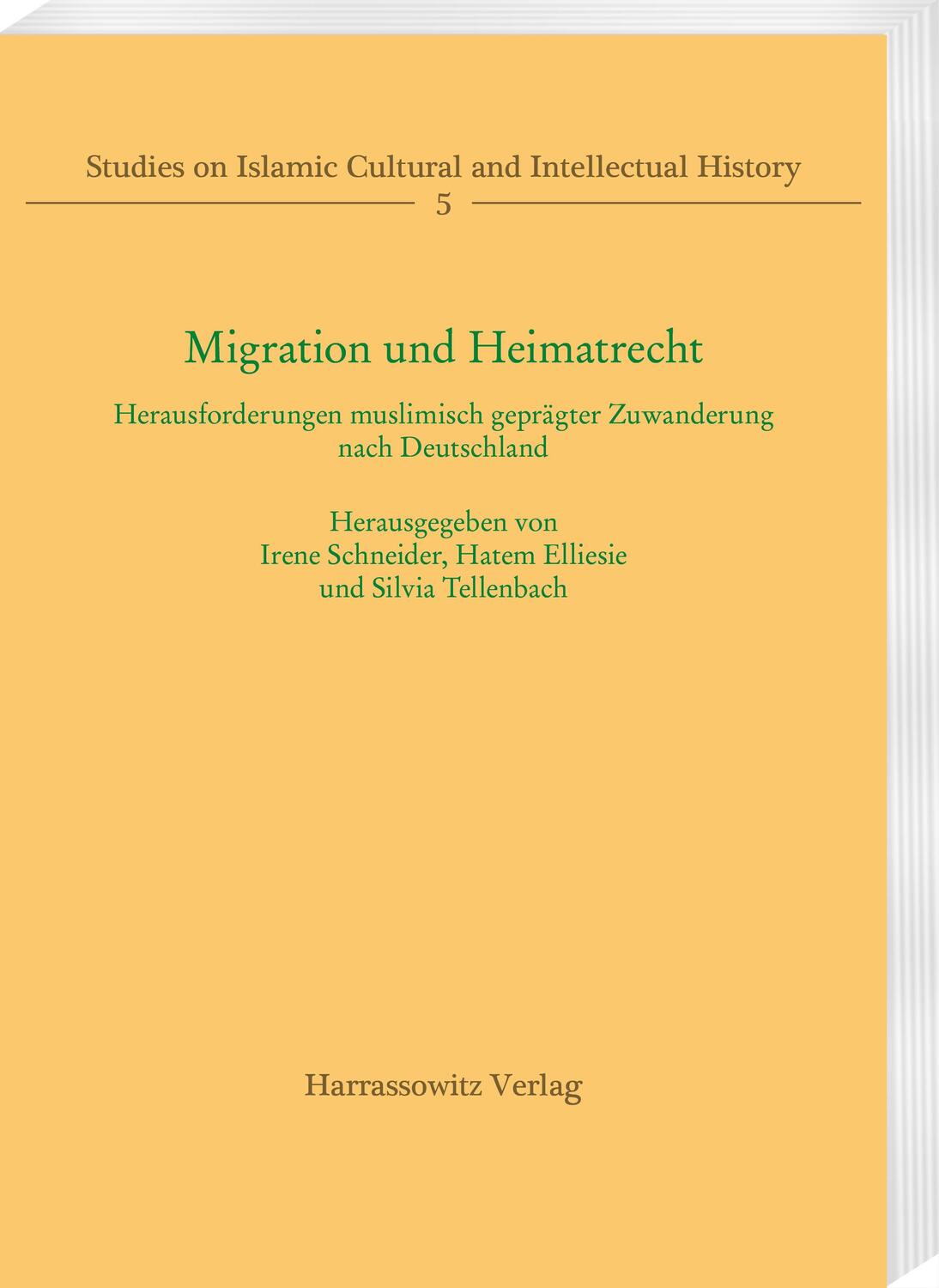 Cover: 9783447119504 | Migration und Heimatrecht | Irene Schneider (u. a.) | Taschenbuch