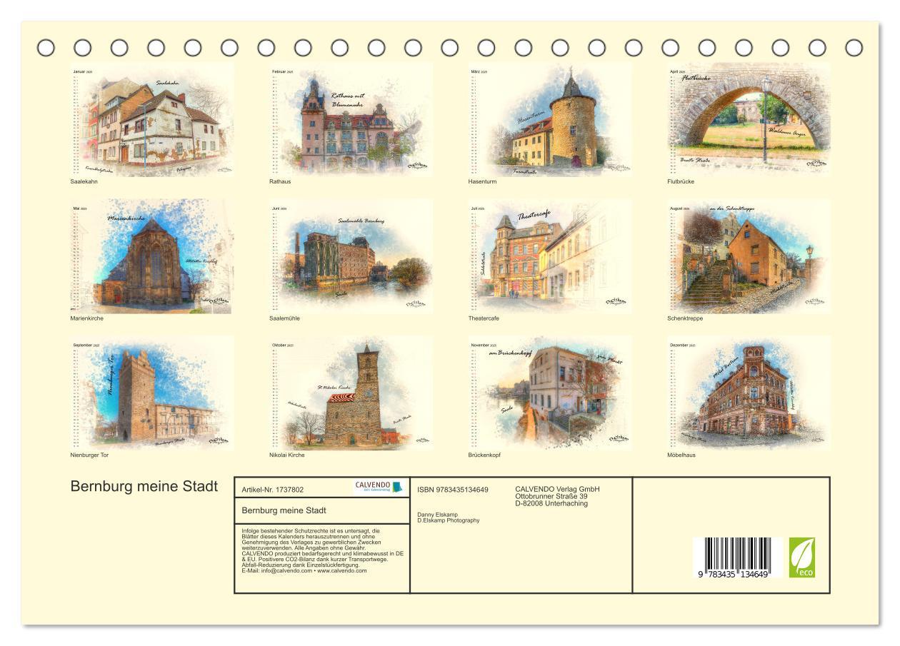 Bild: 9783435134649 | Bernburg meine Stadt (Tischkalender 2025 DIN A5 quer), CALVENDO...